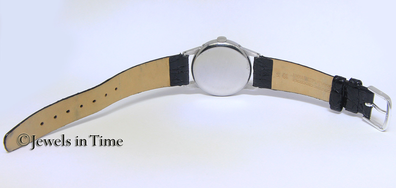 Movado Triple Calendar Day Date Month Steel 32mm Rare Vintage Manual Watch