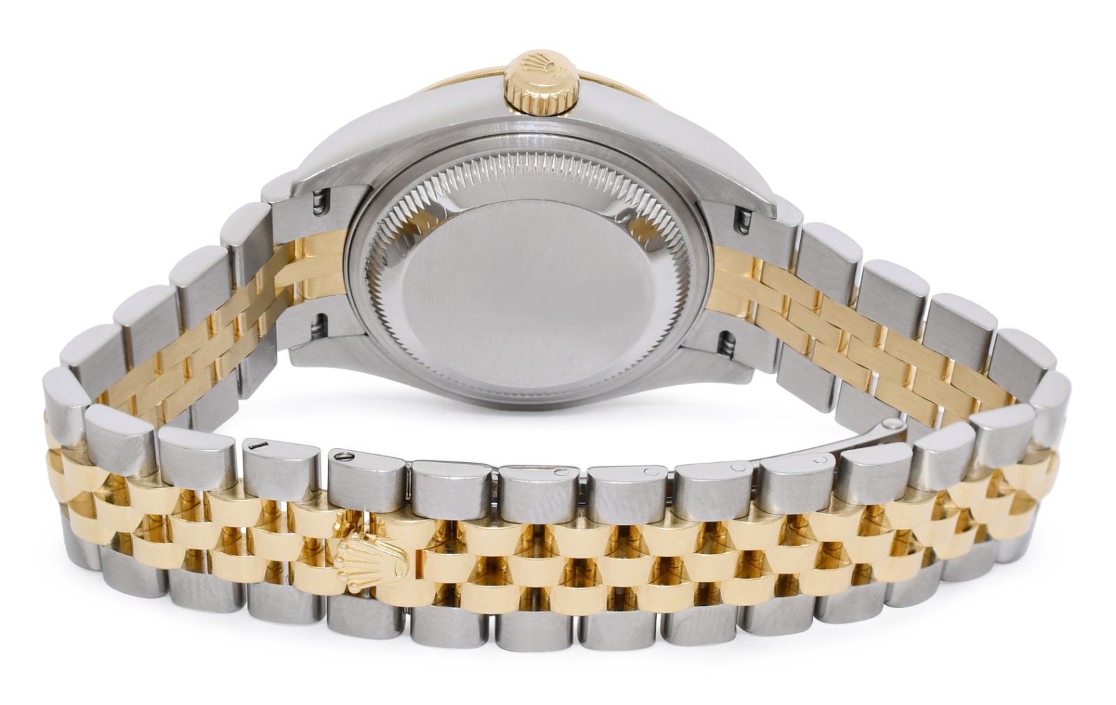 Rolex Datejust 28 18k Yellow Gold/Steel White Dial Ladies Watch '16+ 279173