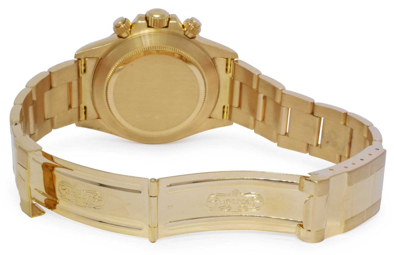 Rolex Daytona Z Movt. Chronograph 18k YG White Dial Mens 40mm Watch /Box  16528
