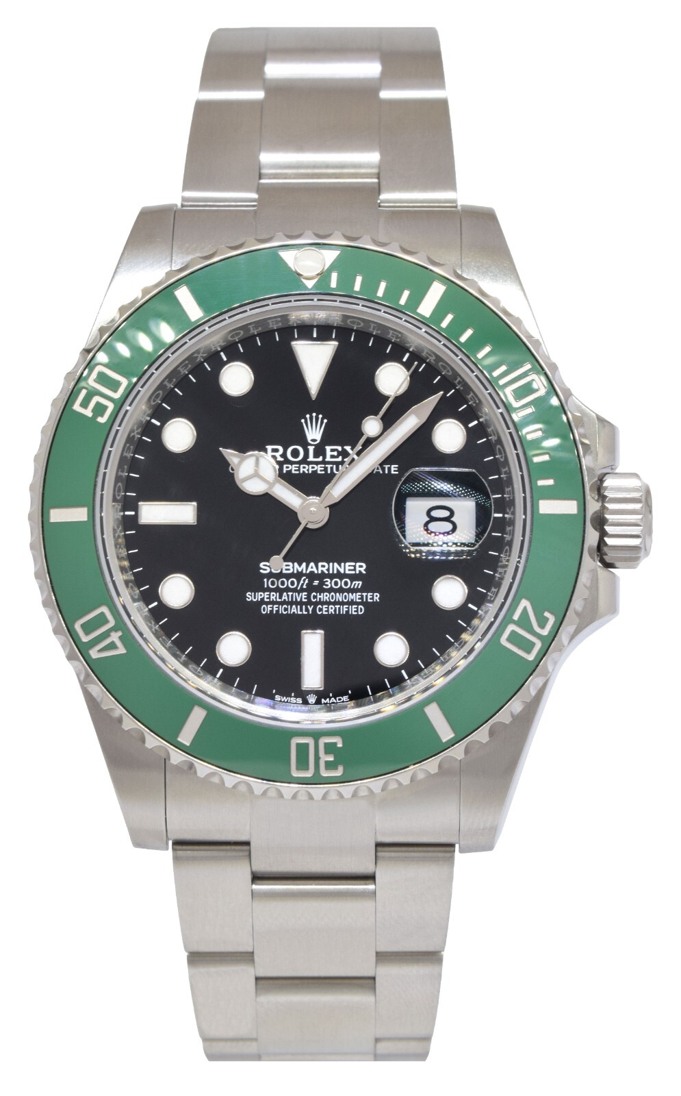 Rolex Submariner Date "Starbucks" Steel Oyster 41mm Watch B/P '21 126610