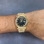 Rolex Day-Date II President 18k Yellow Gold Black Wave Arabic 41mm Watch 218238 Rolex Day-Date II President 18k Yellow Gold Black Wave Arabic 41mm Watch 218238