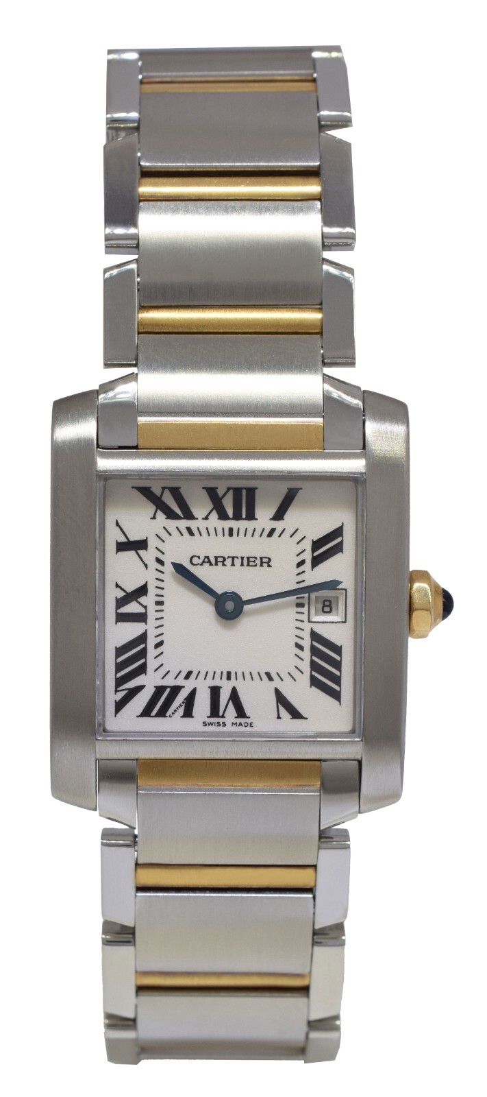 Cartier Tank Francaise Medium Yellow Gold/Steel Ladies Watch W51012Q4 2465