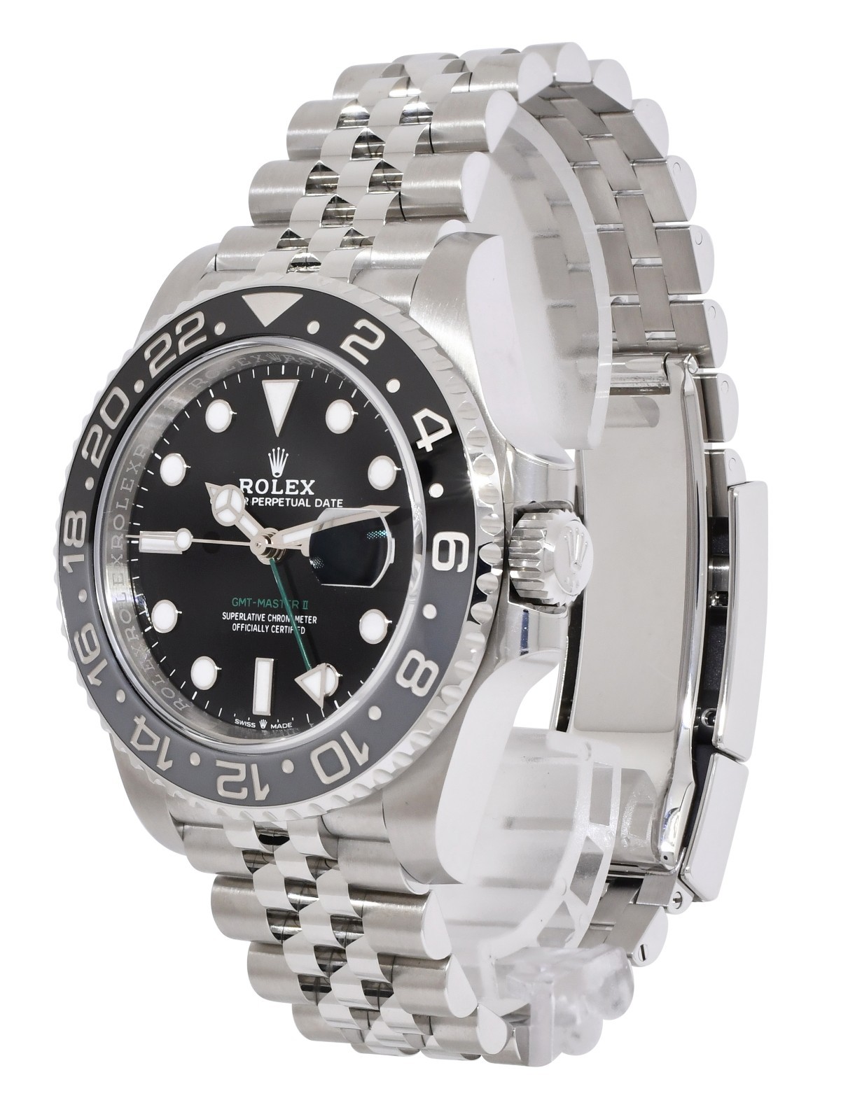 Rolex GMT-Master II Steel Black/Grey Ceramic Jubilee Watch B/P '26 126710GRNR