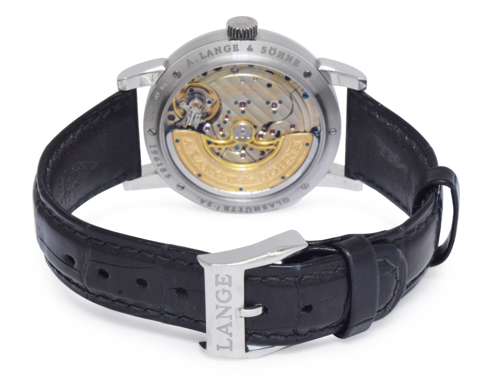 A. Lange & Sohne Lange 1 Daymatic Platinum Watch Box/Papers 320.025