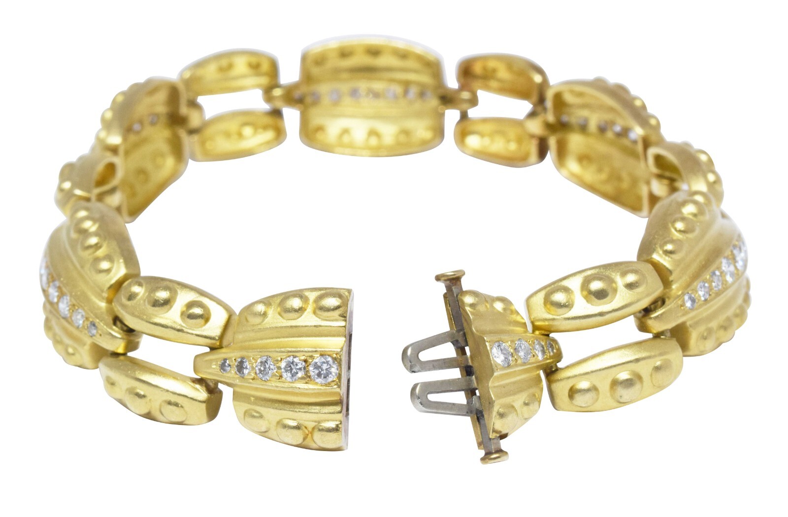 18K Yellow Gold Raafty Diamond Bracelet
