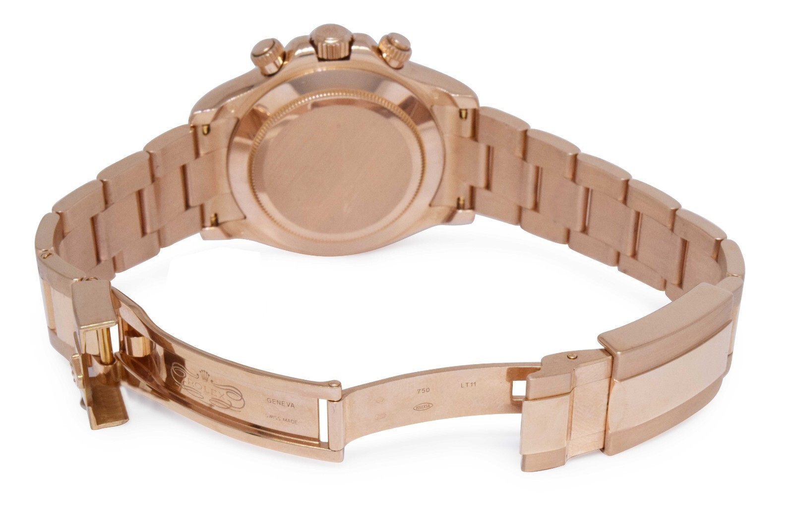 Rolex Daytona Chronograph 18k Rose Gold Chocolate Dial 40mm Watch B/P '13 116505