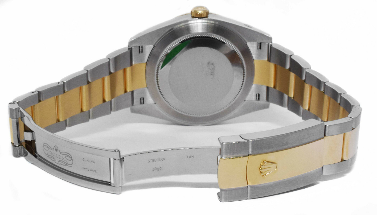 NEW Rolex Datejust 41 18k YG/Steel Wimbledon Dial Mens Watch BP '21 126303