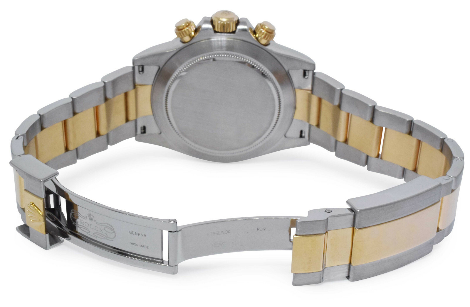 Rolex Daytona Chronograph 18k Yellow Gold/Steel Champagne Dial 40mm Watch 116523
