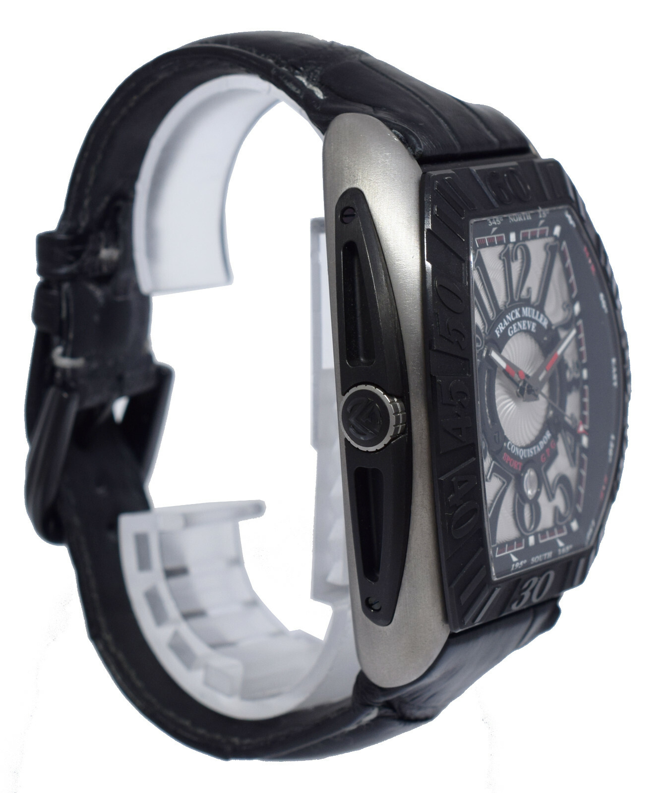 Franck Muller Conquistador Grand Prix Titanium SPORT Mens Watch B/P 9900 SC GP