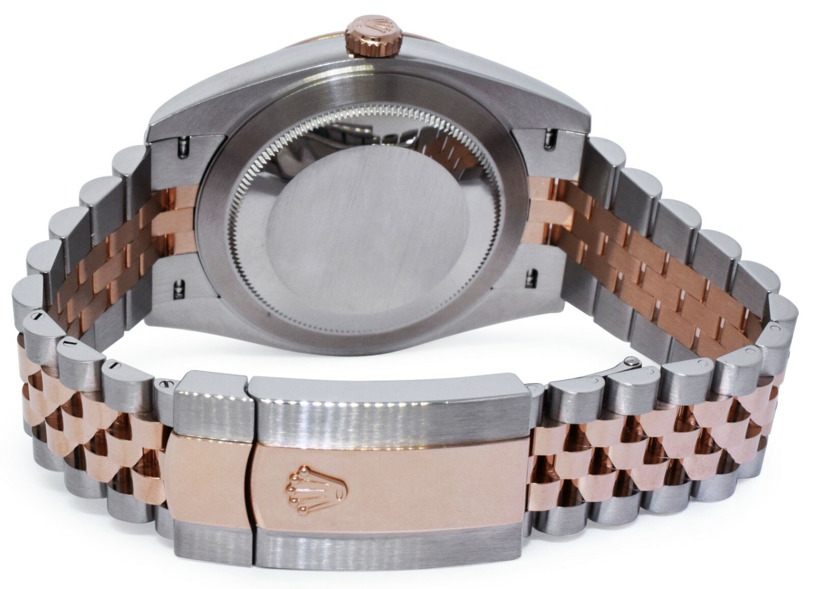 NOS Rolex Datejust 41 18k Rose Gold/Steel Sundust Dial Mens Watch B/P '21 126331