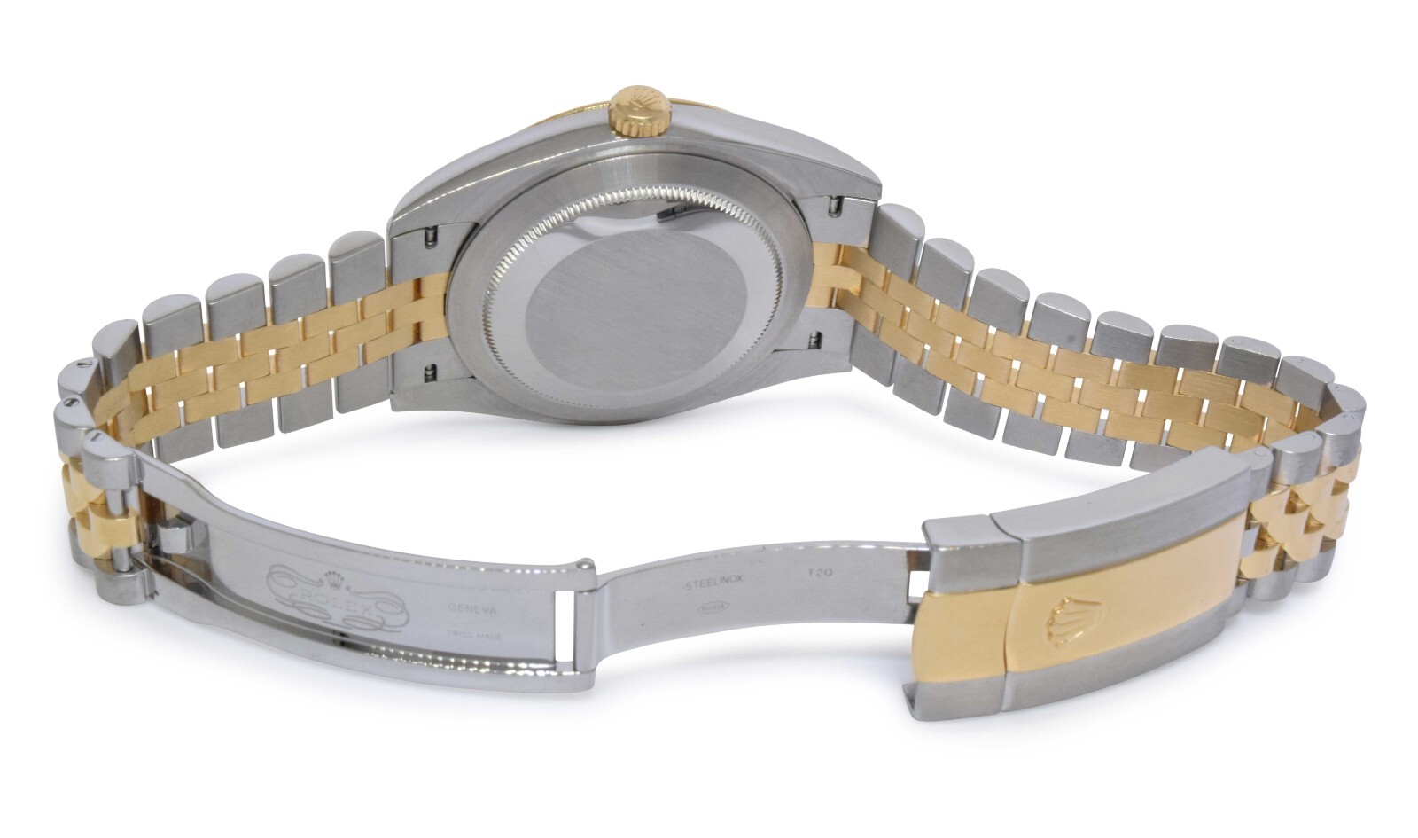 Rolex Datejust 41 18k Yellow Gold/Steel Champagne Dial Mens Watch 126303