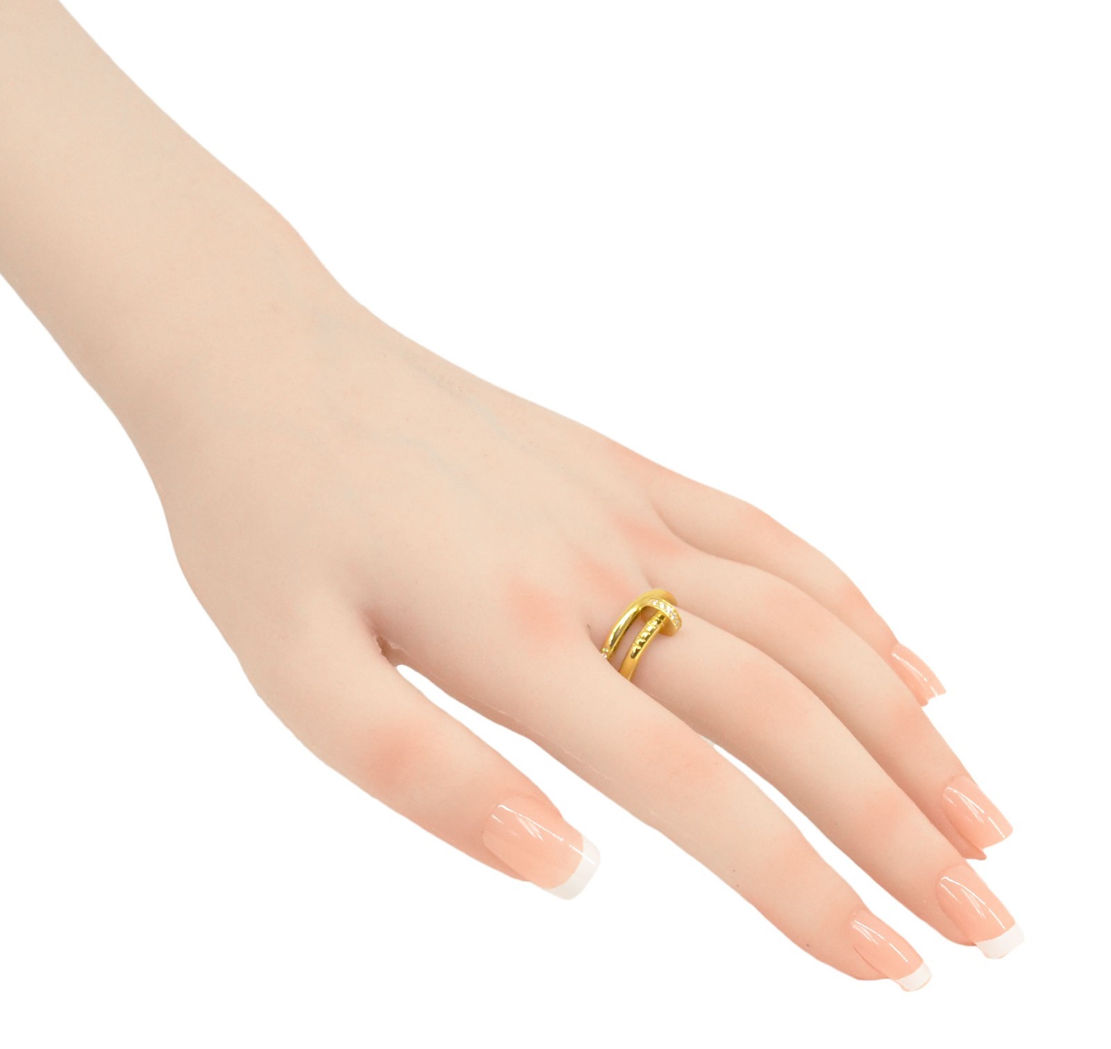Cartier Juste Un Clou Ring 18k Yellow Gold Diamond Nail Size 52 B/P '22 B4216952 Cartier Juste Un Clou Ring 18k Yellow Gold Diamond Nail Size 52 B/P '22 B4216952