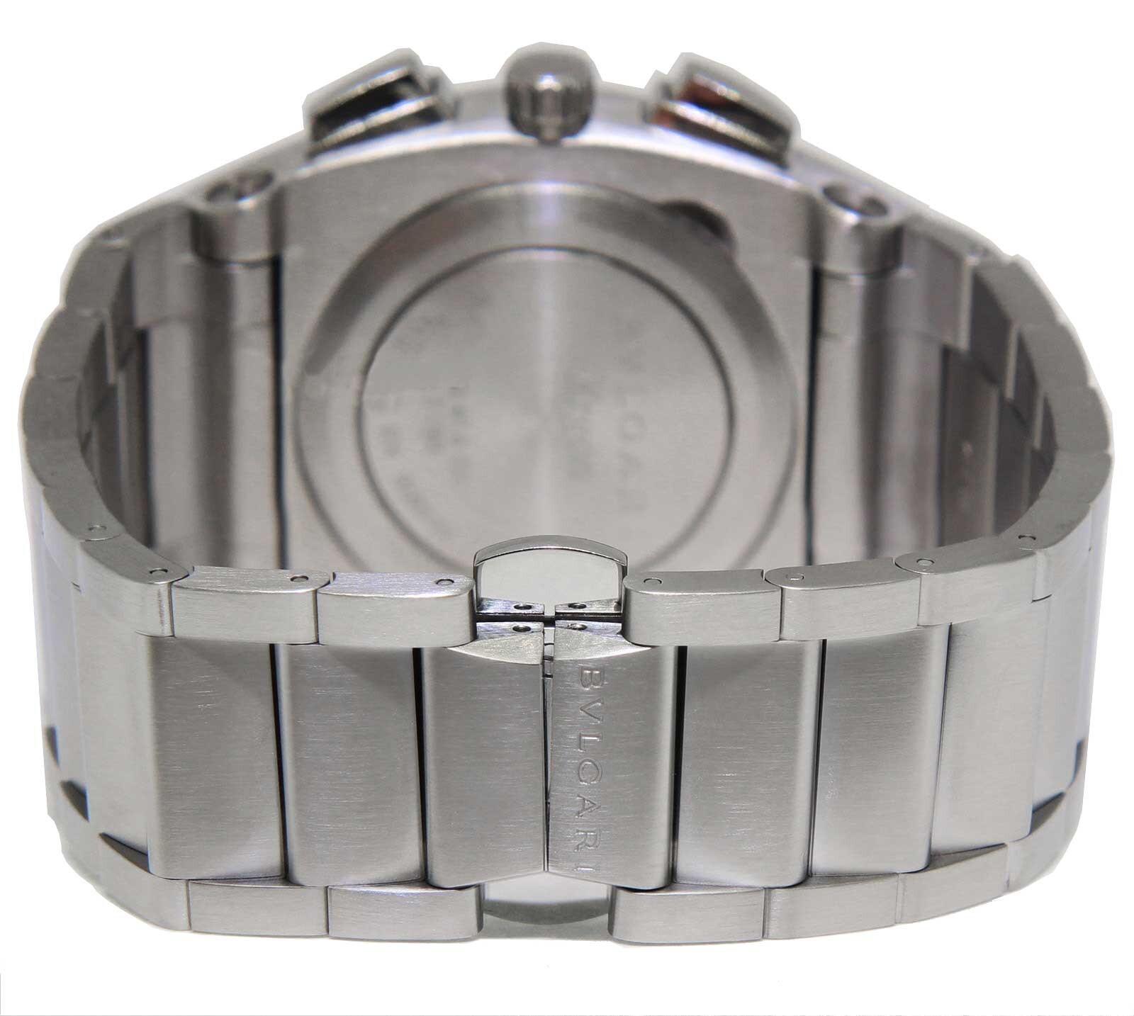 Bvlgari Ergon Chronograph Stainless Steel Automatic Mens Watch Bulgari EG40SCH Bvlgari Ergon Chronograph Stainless Steel Automatic Mens Watch Bulgari EG40SCH