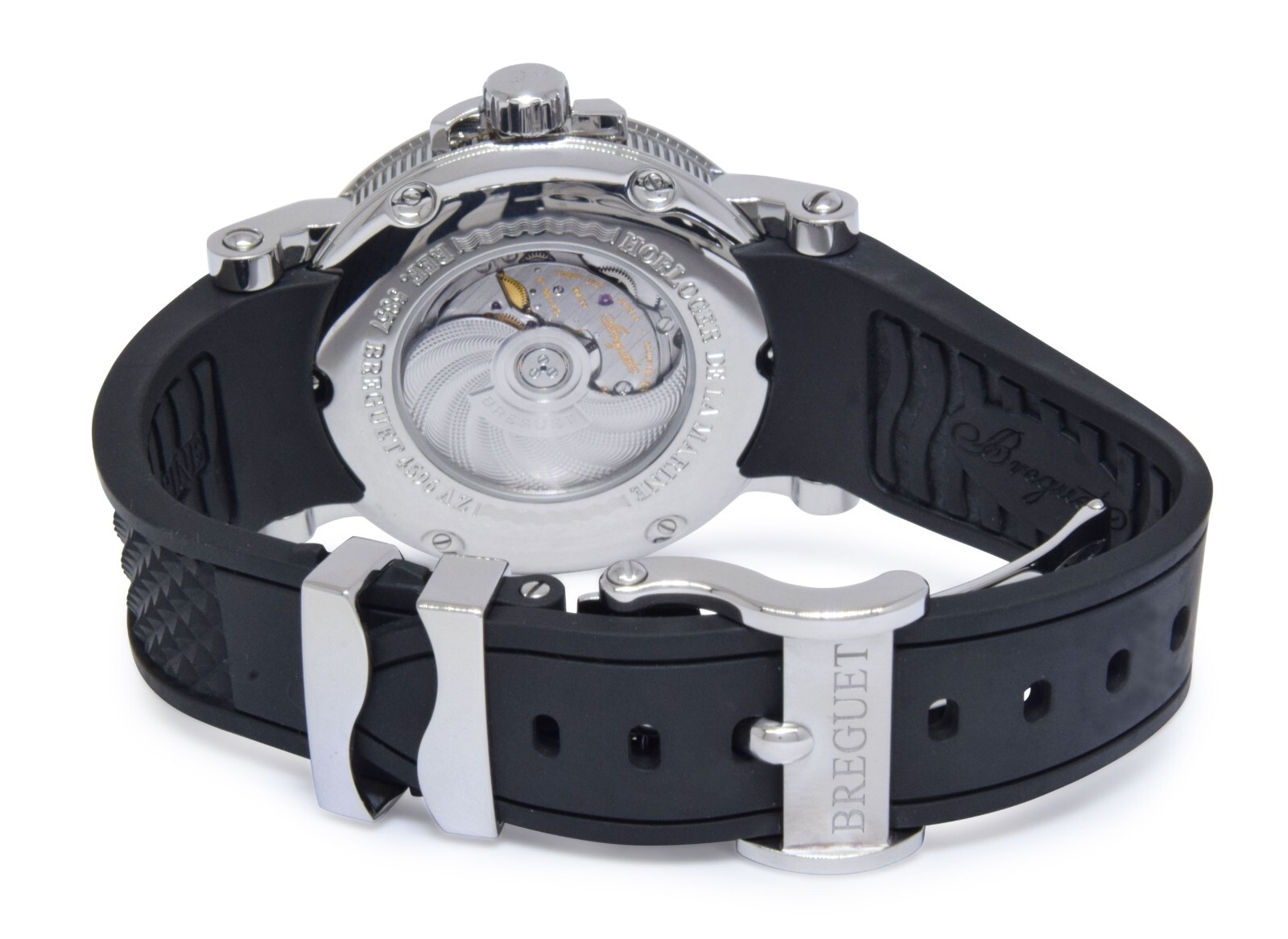 Breguet Marine Dual Time GMT Steel Mens 42mm Automatic Watch B/P '14 5857ST Breguet Marine Dual Time GMT Steel Mens 42mm Automatic Watch B/P '14 5857ST