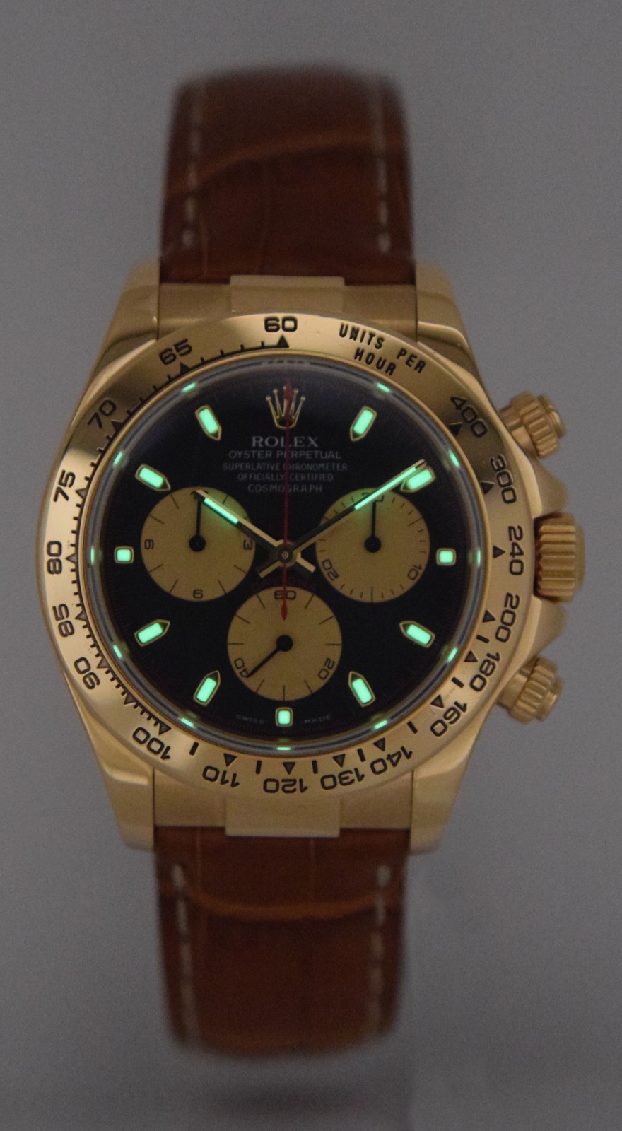 Rolex Daytona Chronograph Paul Newman 18k Yellow Gold 40mm Watch K 116518 Rolex Daytona Chronograph Paul Newman 18k Yellow Gold 40mm Watch K 116518