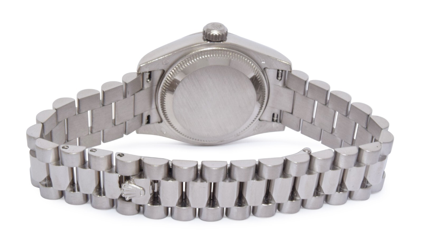 Rolex Datejust President 18k White Gold MOP Diamond 26mm Watch +Papers K 179179