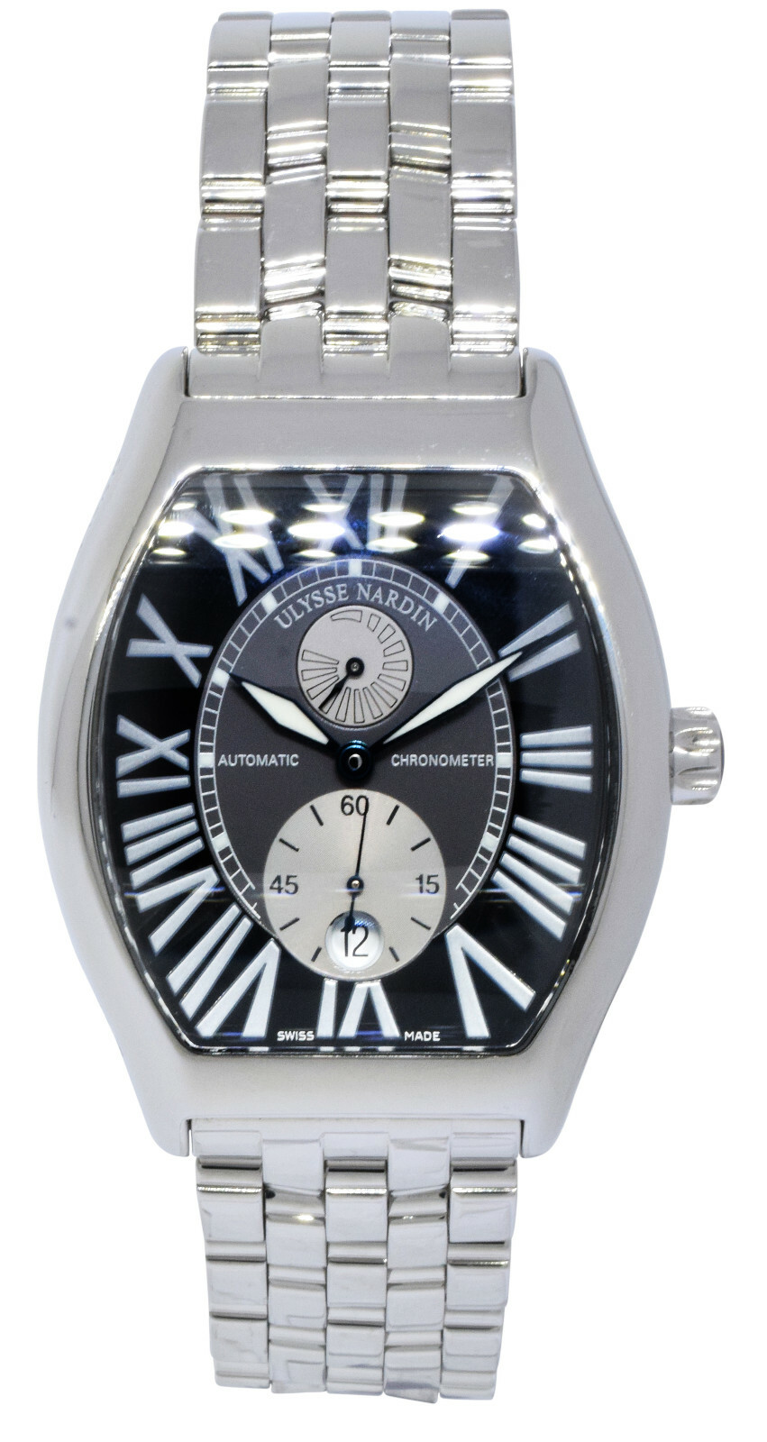 Ulysse Nardin Michelangelo Gigante Steel Gray/Black Dial Mens Watch 273-68