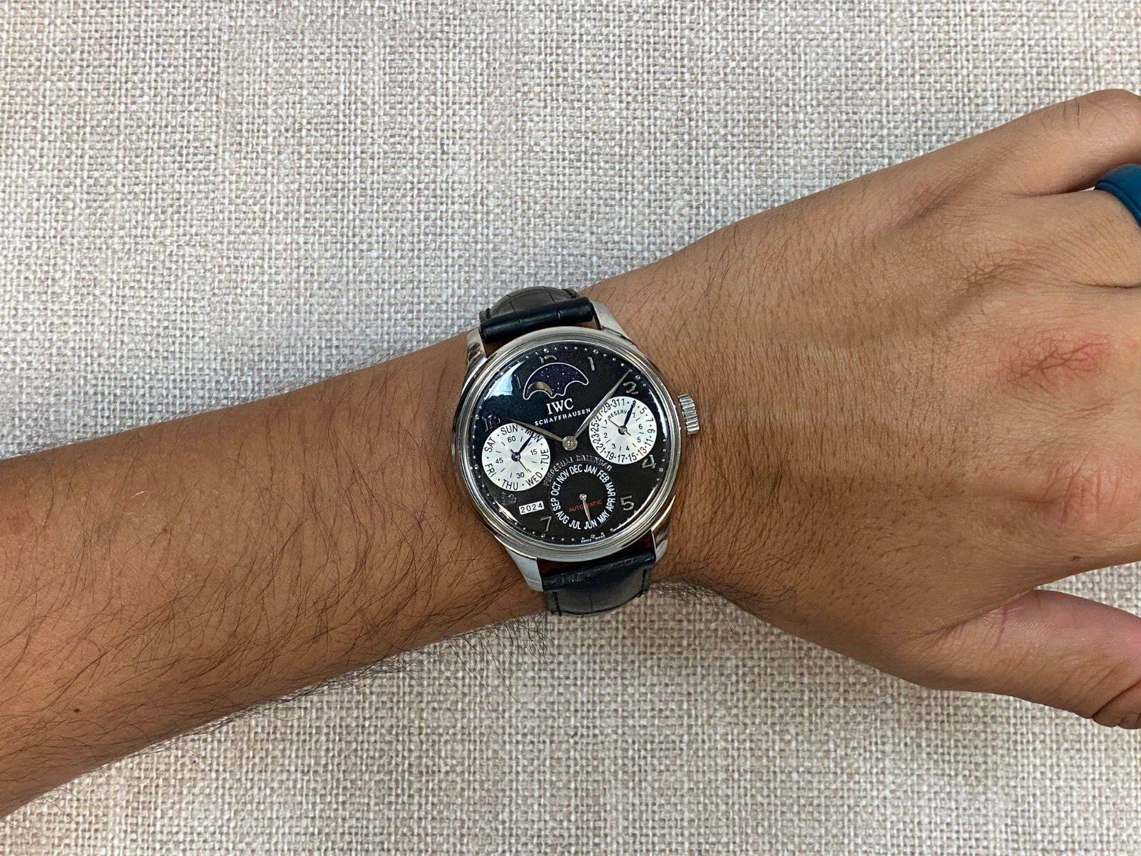 IWC Portugieser Perpetual Calendar Moon Steel Limited 25 Pieces Watch IW502113 IWC Portugieser Perpetual Calendar Moon Steel Limited 25 Pieces Watch IW502113