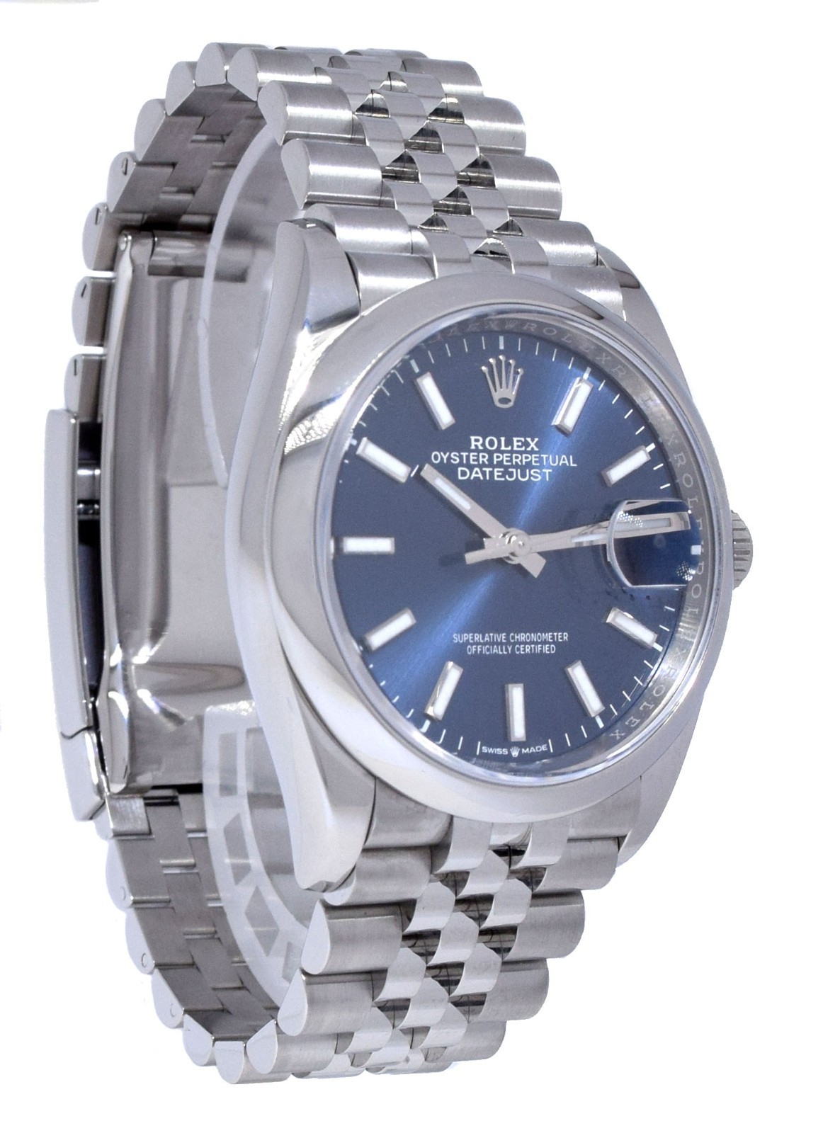 Rolex Datejust 36 Steel Blue Dial Jubilee Bracelet Mens Watch +Card '21 126200 Rolex Datejust 36 Steel Blue Dial Jubilee Bracelet Mens Watch +Card '21 126200
