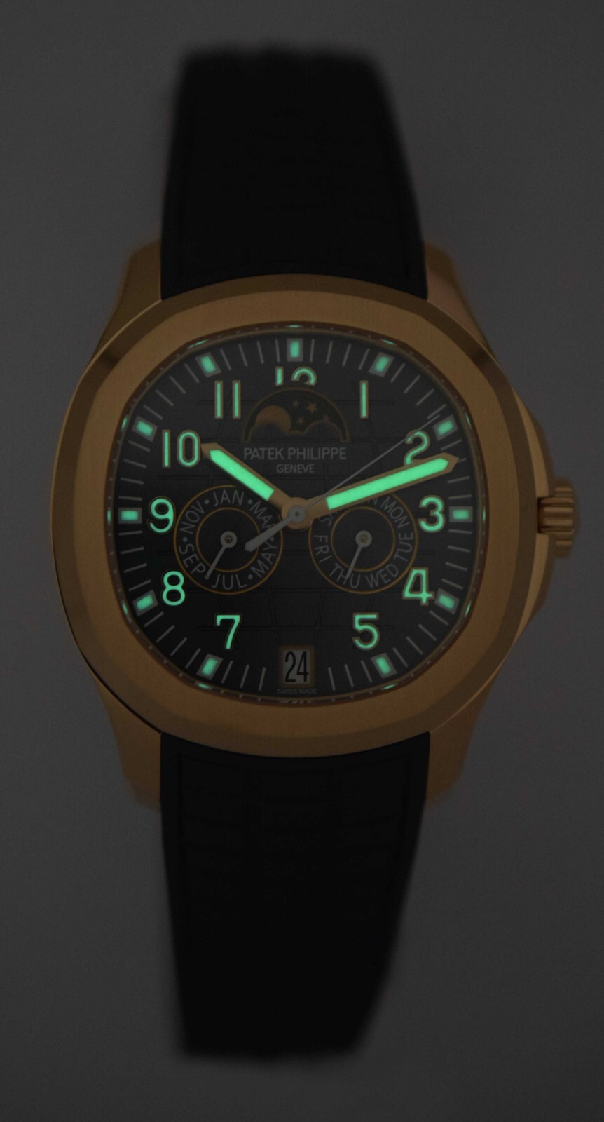 NEW Patek Aquanaut Annual Calendar 18k Rose Gold Watch B/P '23 5261R