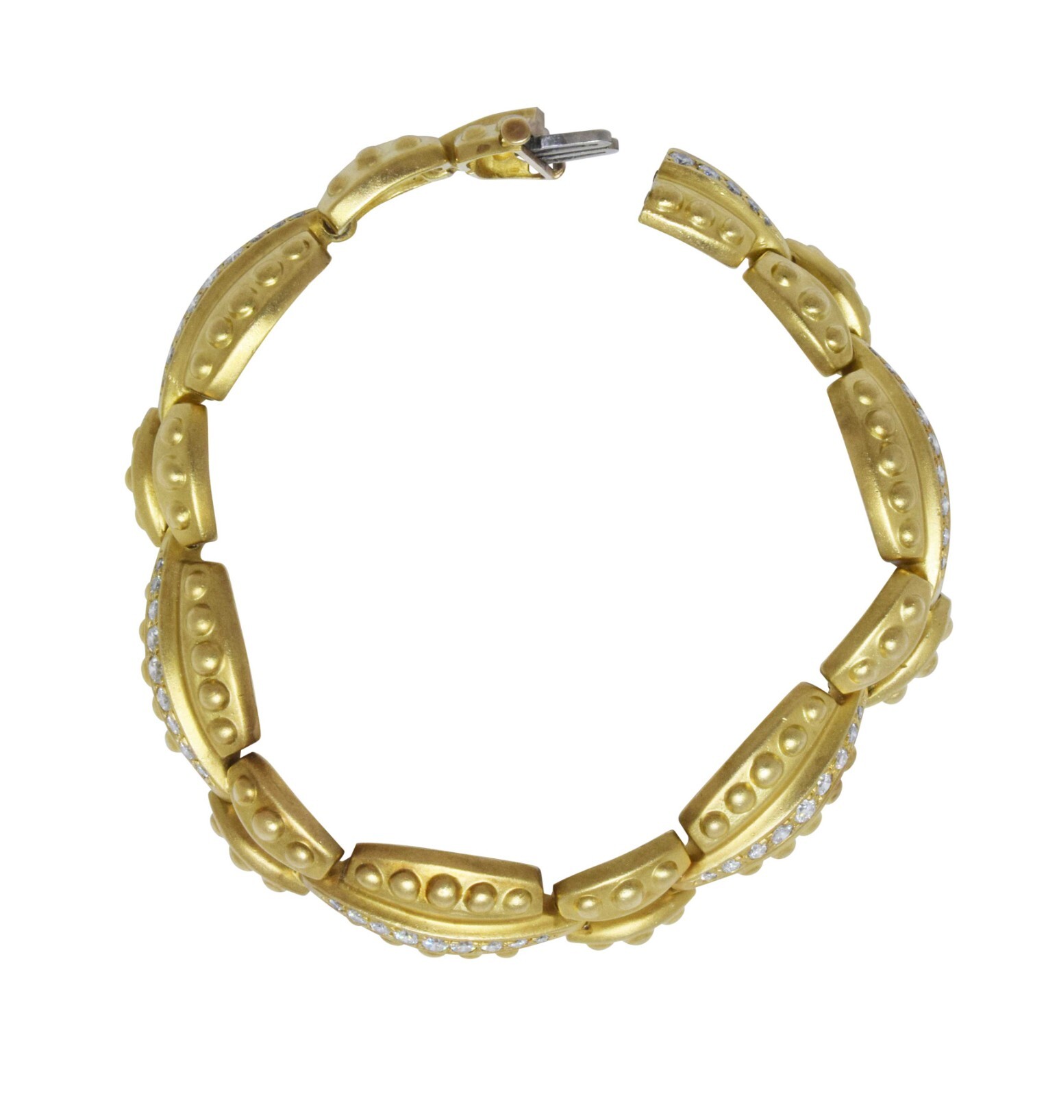 18K Yellow Gold Raafty Diamond Bracelet