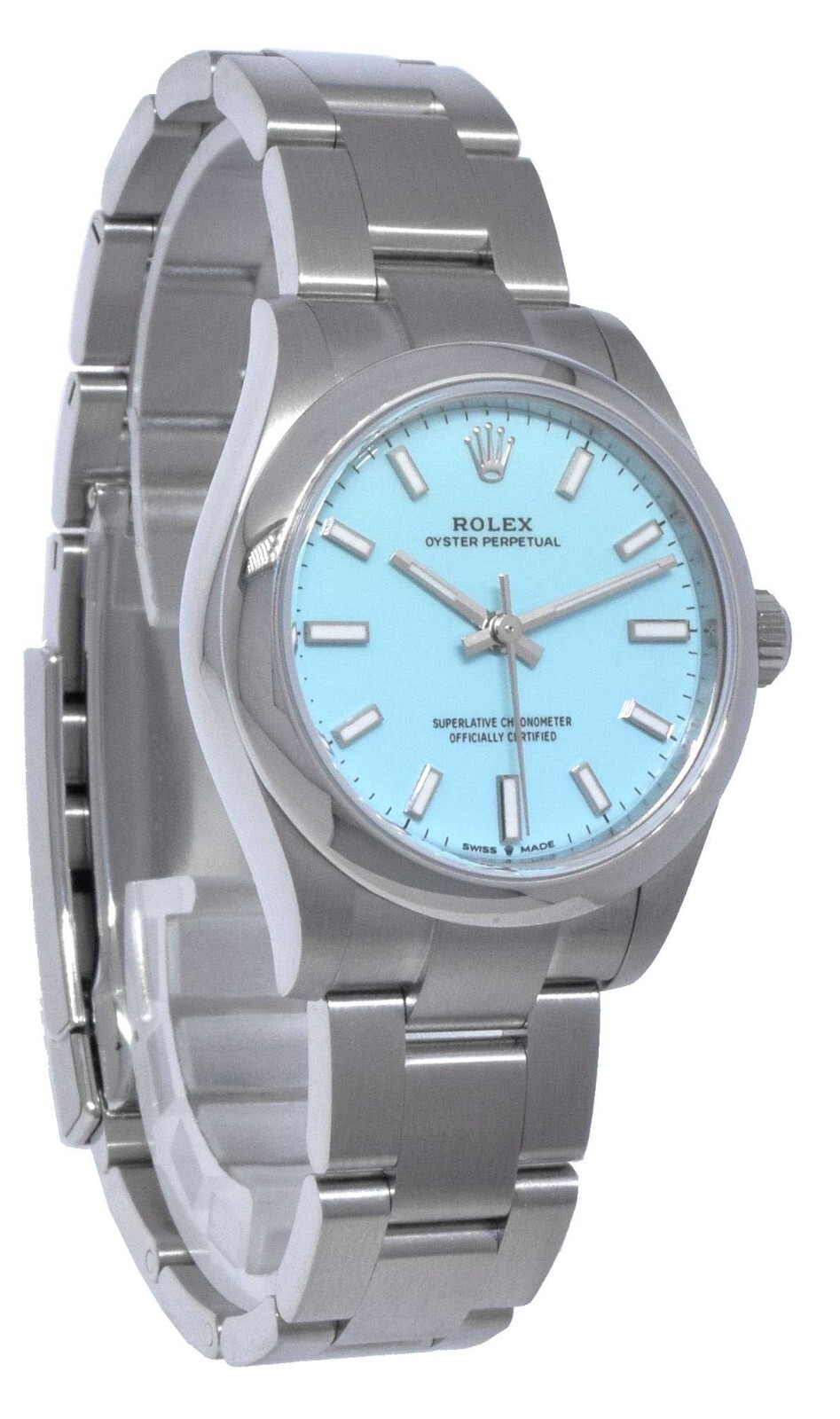 NEW Rolex Oyster Perpetual 31 Steel Blue Dial Mens Watch Box/Papers '20 277200