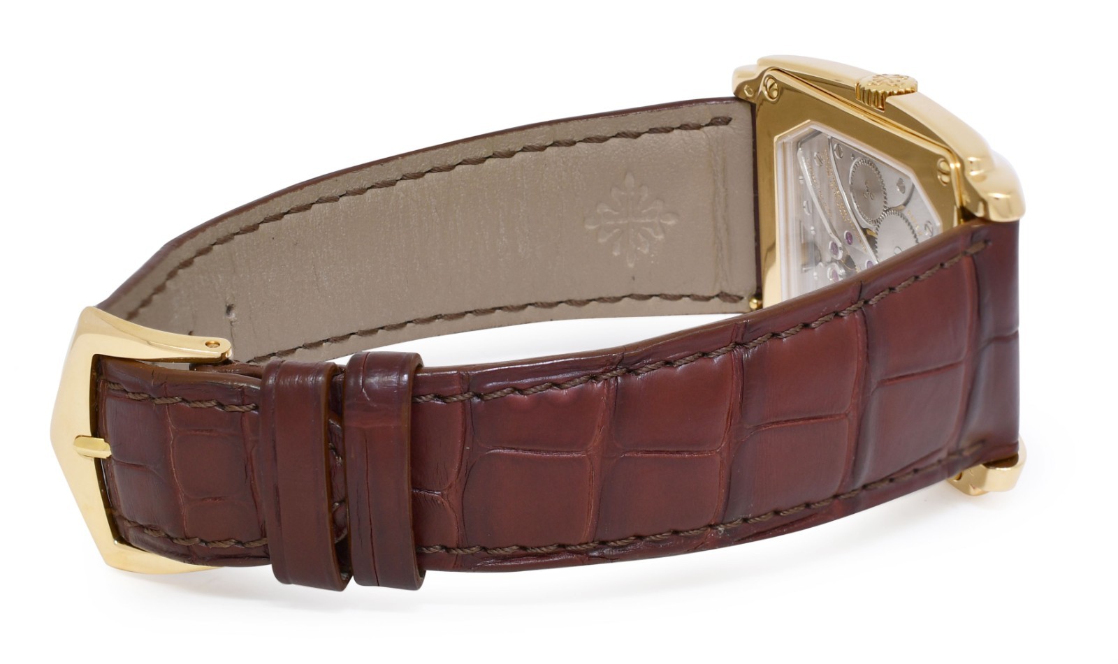 Patek Philippe 5124 Gondolo 18k Yellow Gold Mens Manual Watch 5124J