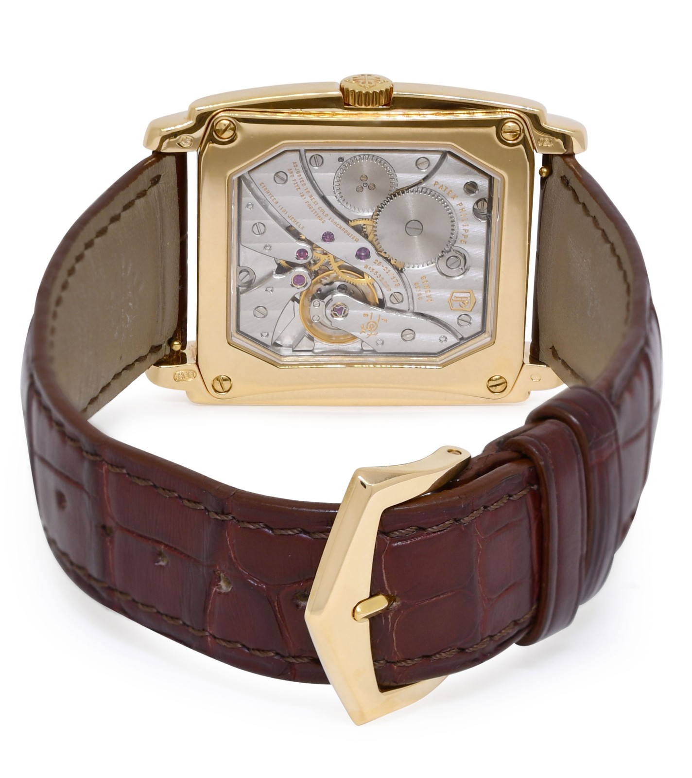 Patek Philippe 5124 Gondolo 18k Yellow Gold Mens Manual Watch 5124J