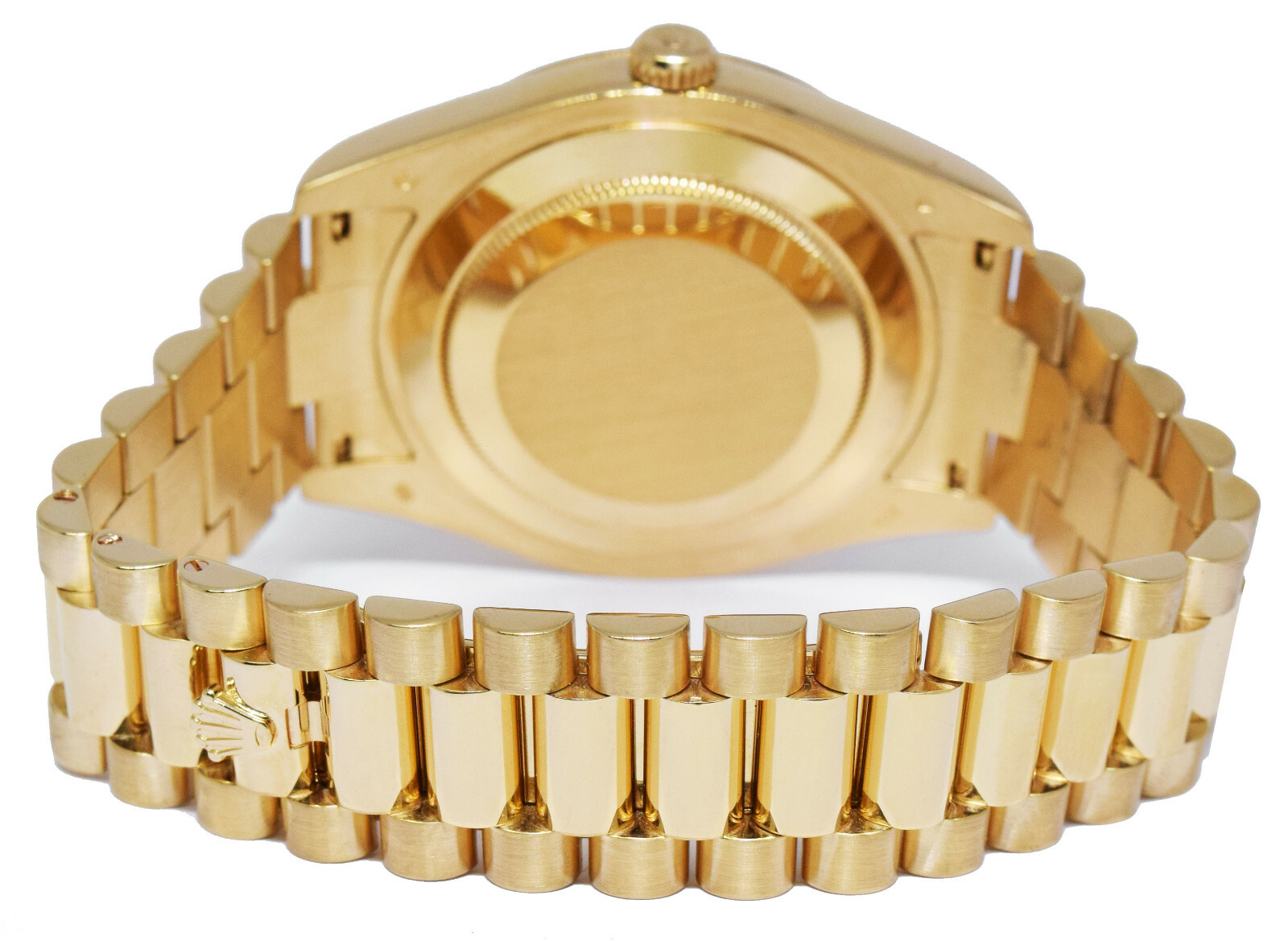 Rolex Day-Date II President 18k Yellow Gold Champagne Roman Watch '12+ 218238