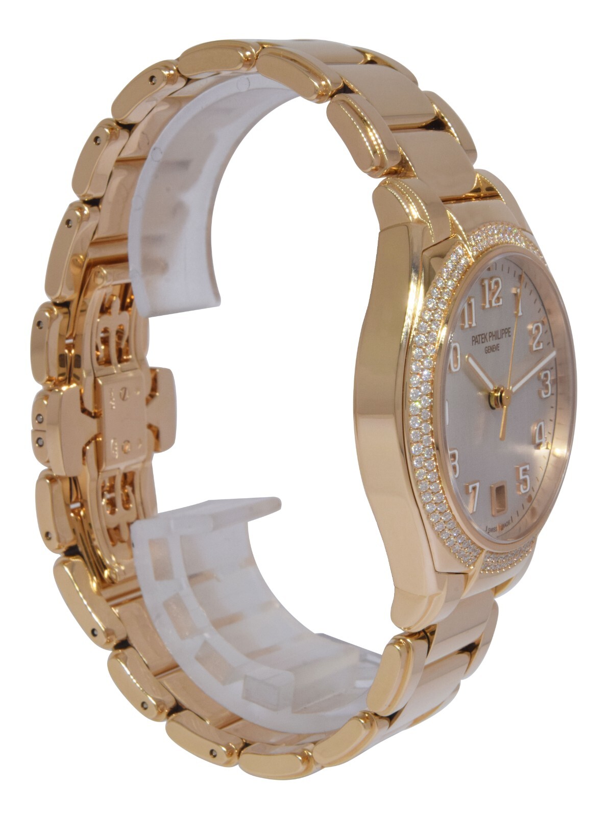 Patek Philippe Twenty~4 18k Rose Gold Diamond Ladies Watch B/P '23 7300/1200R