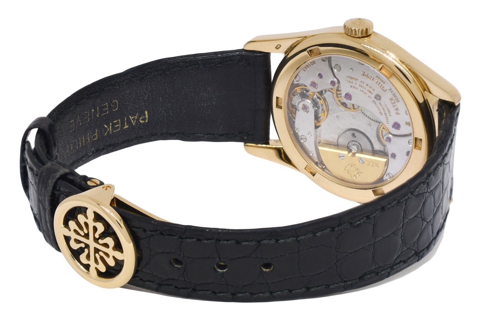 Patek Philippe 5000 Calatrava 18k Yellow Gold Black Dial 33mm Watch 5000J Patek Philippe 5000 Calatrava 18k Yellow Gold Black Dial 33mm Watch 5000J