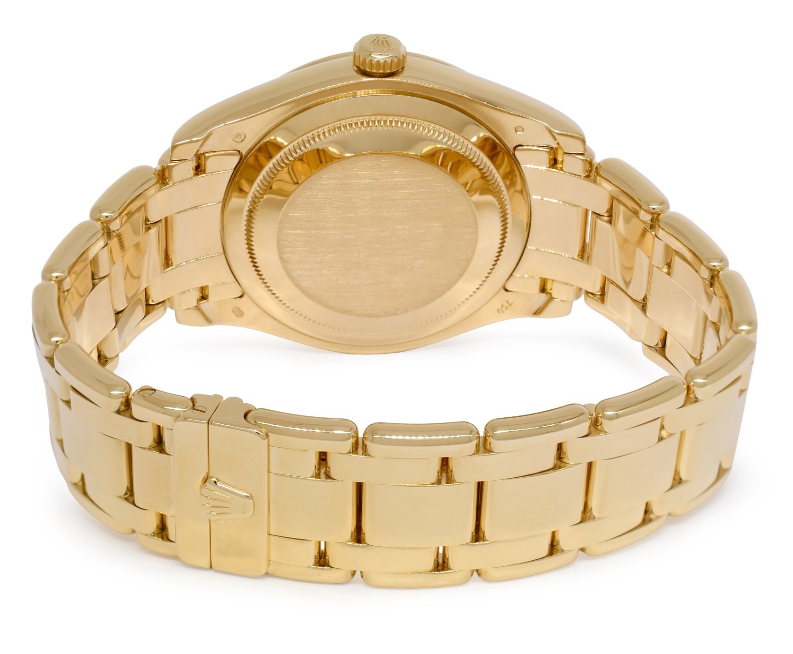 Rolex Masterpiece 18k Yellow Gold Lapis Lazuli Diamond 39mm Watch B/P Z 18948