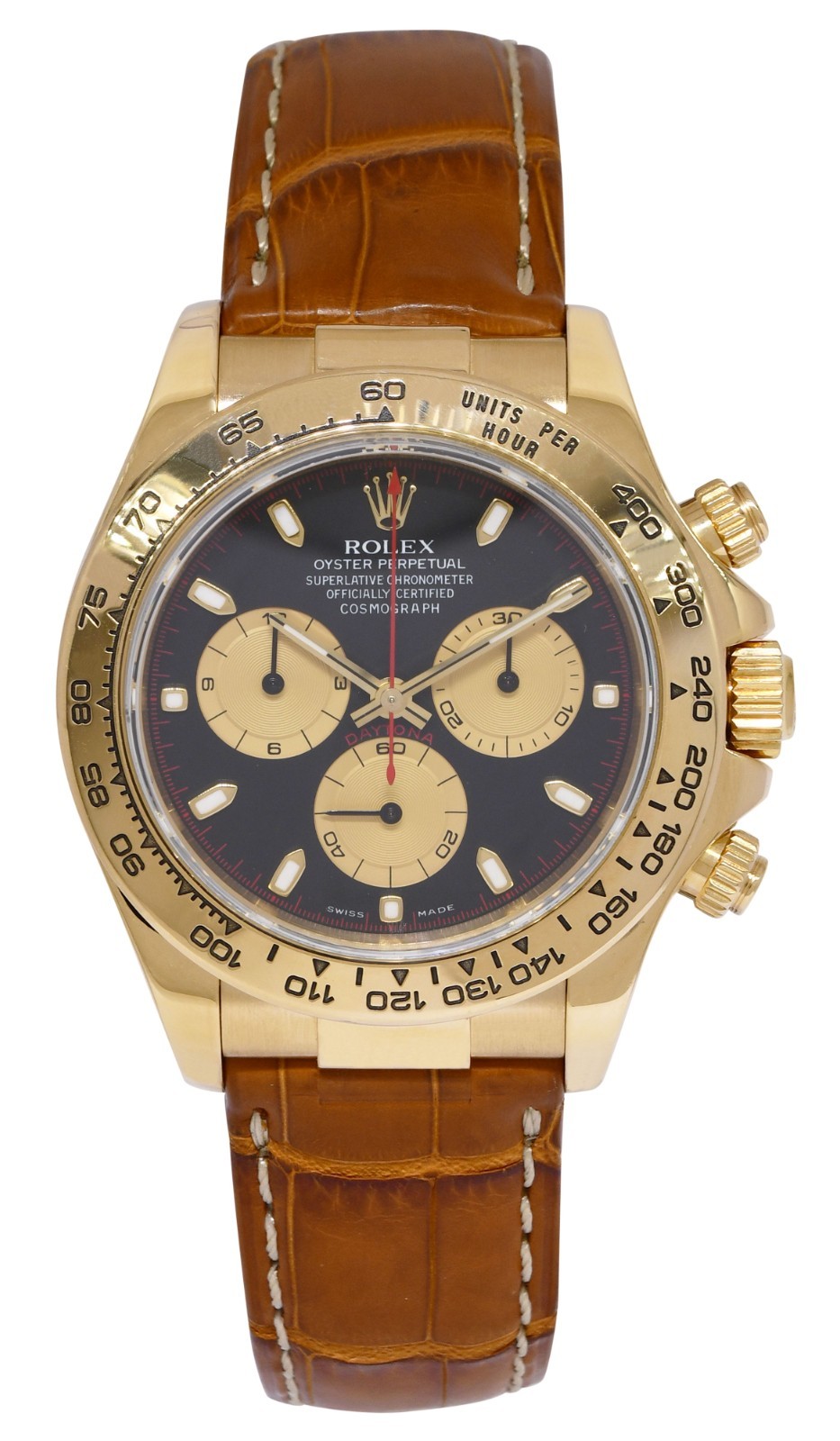 Rolex Daytona Chronograph Paul Newman 18k Yellow Gold 40mm Watch K 116518 Rolex Daytona Chronograph Paul Newman 18k Yellow Gold 40mm Watch K 116518