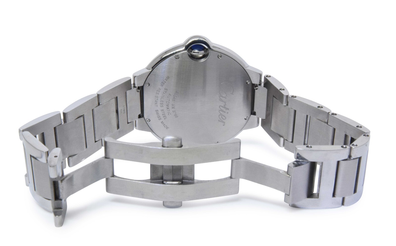 Cartier Ballon Bleu 42mm Steel Automatic Watch Box/Papers 2018 W69012Z4 3765