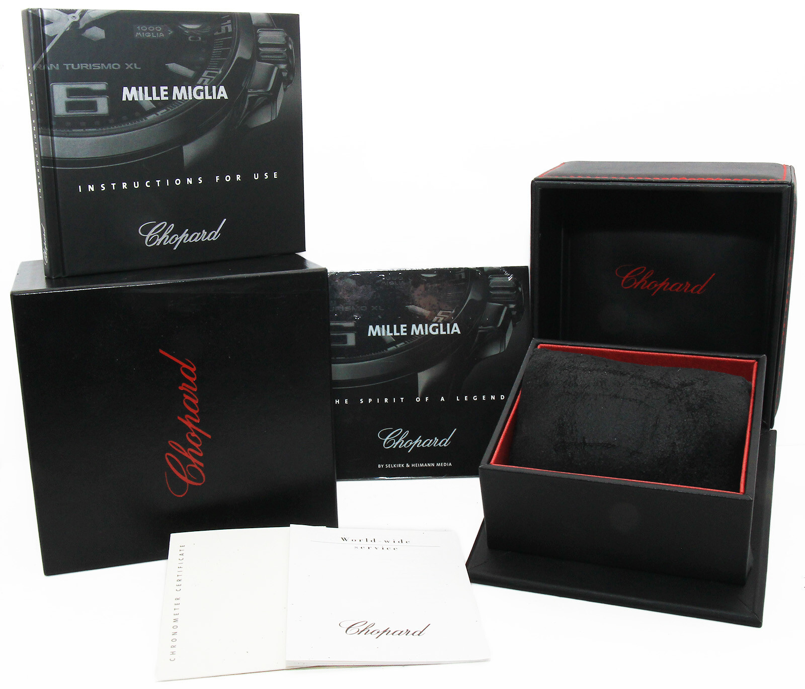 Chopard Mille Miglia GT XL Chrono Split Second Steel Grey 44mm Watch B/B 16/8513
