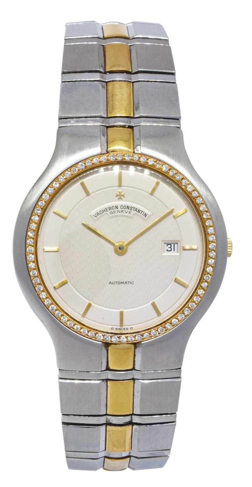 Vacheron Constantin Phidias Steel /18k YG  33mm Diamond Watch Automatic 602408