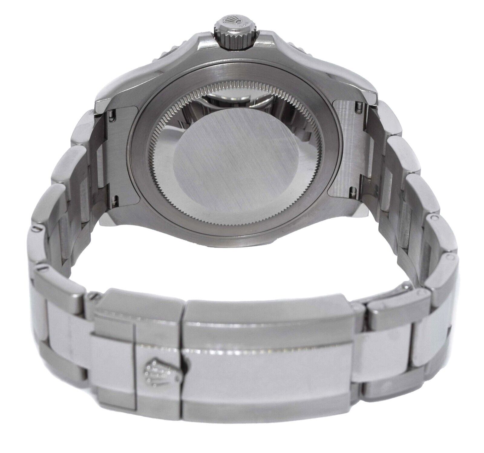 Rolex Yacht-Master Steel & Platinum Bezel Blue Dial Mens 40mm Watch +Card 116622