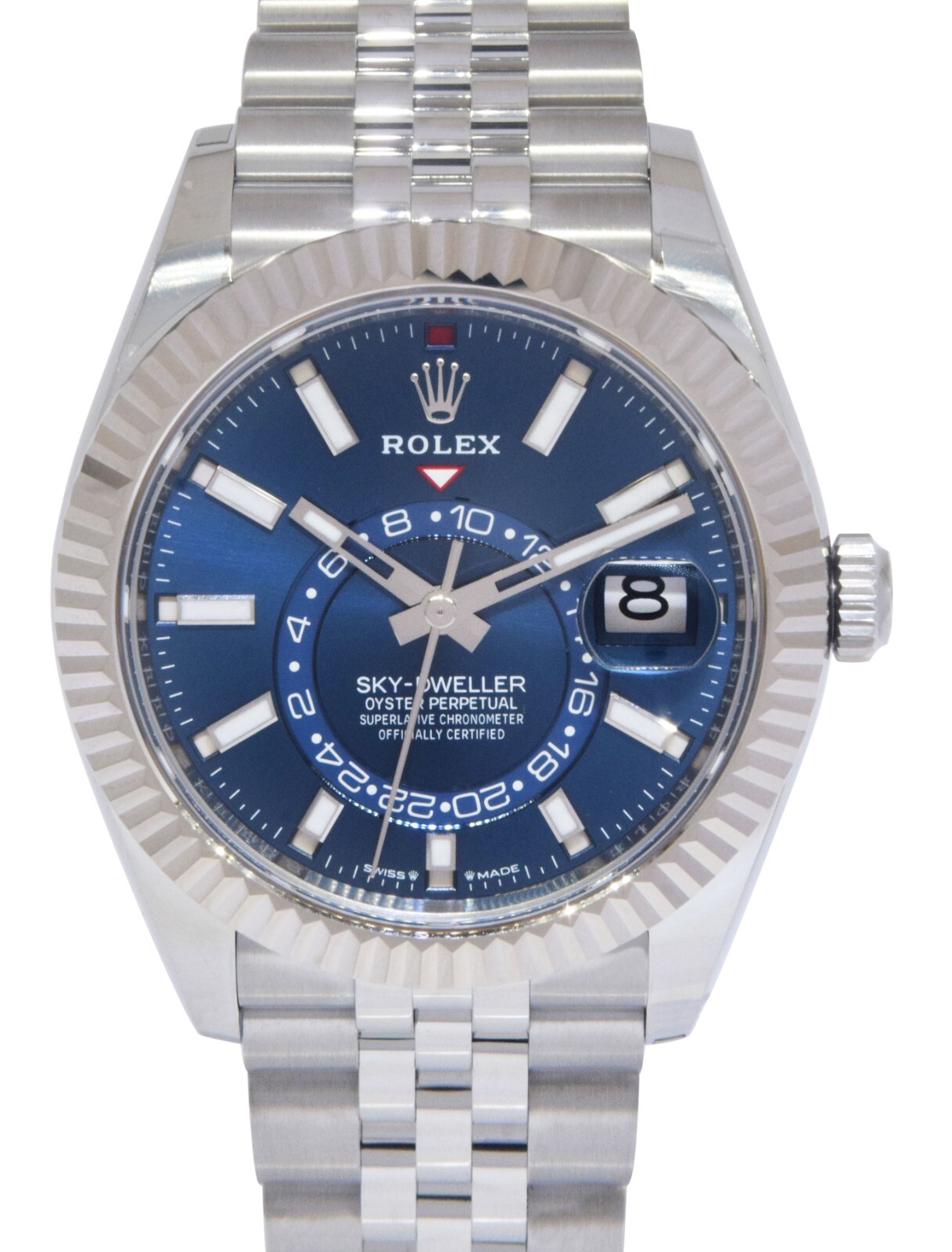 NEW Rolex Sky-Dweller 18k WG/Steel Blue Dial 42mm Jubilee Watch B/P '24 336934 NEW Rolex Sky-Dweller 18k WG/Steel Blue Dial 42mm Jubilee Watch B/P '24 336934