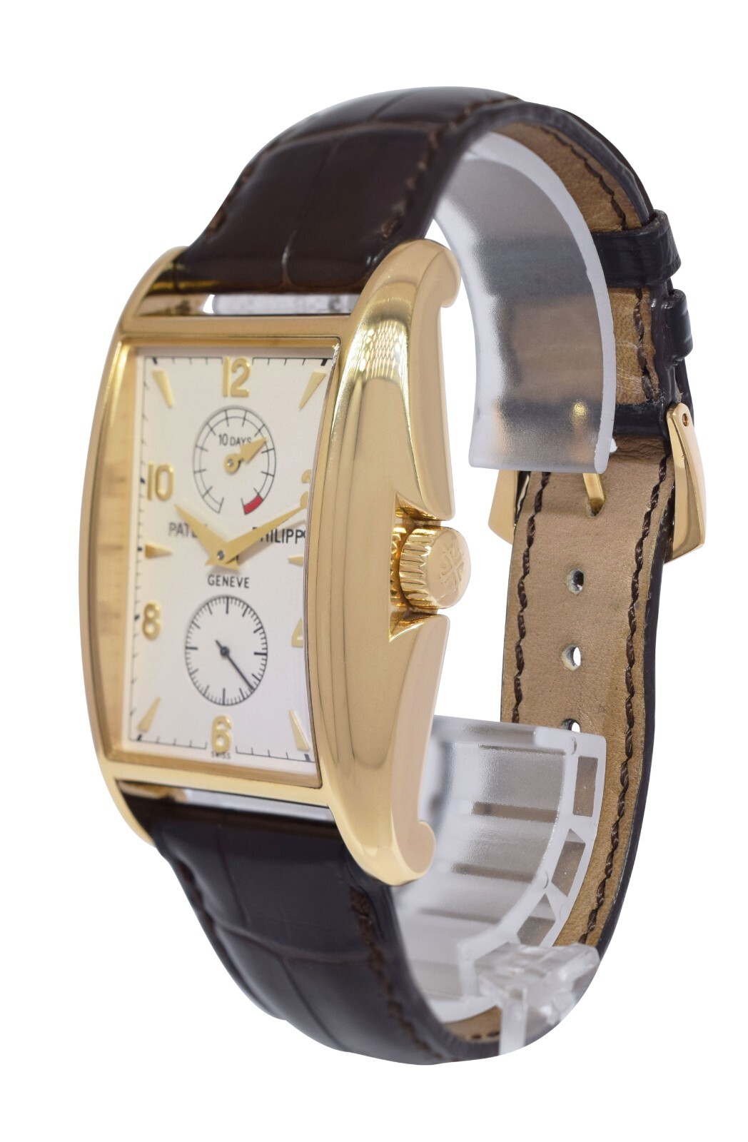 Patek Philippe 5100 Gondolo 18k Yellow Gold Watch 10 Day Power Reserve B/P 5100J