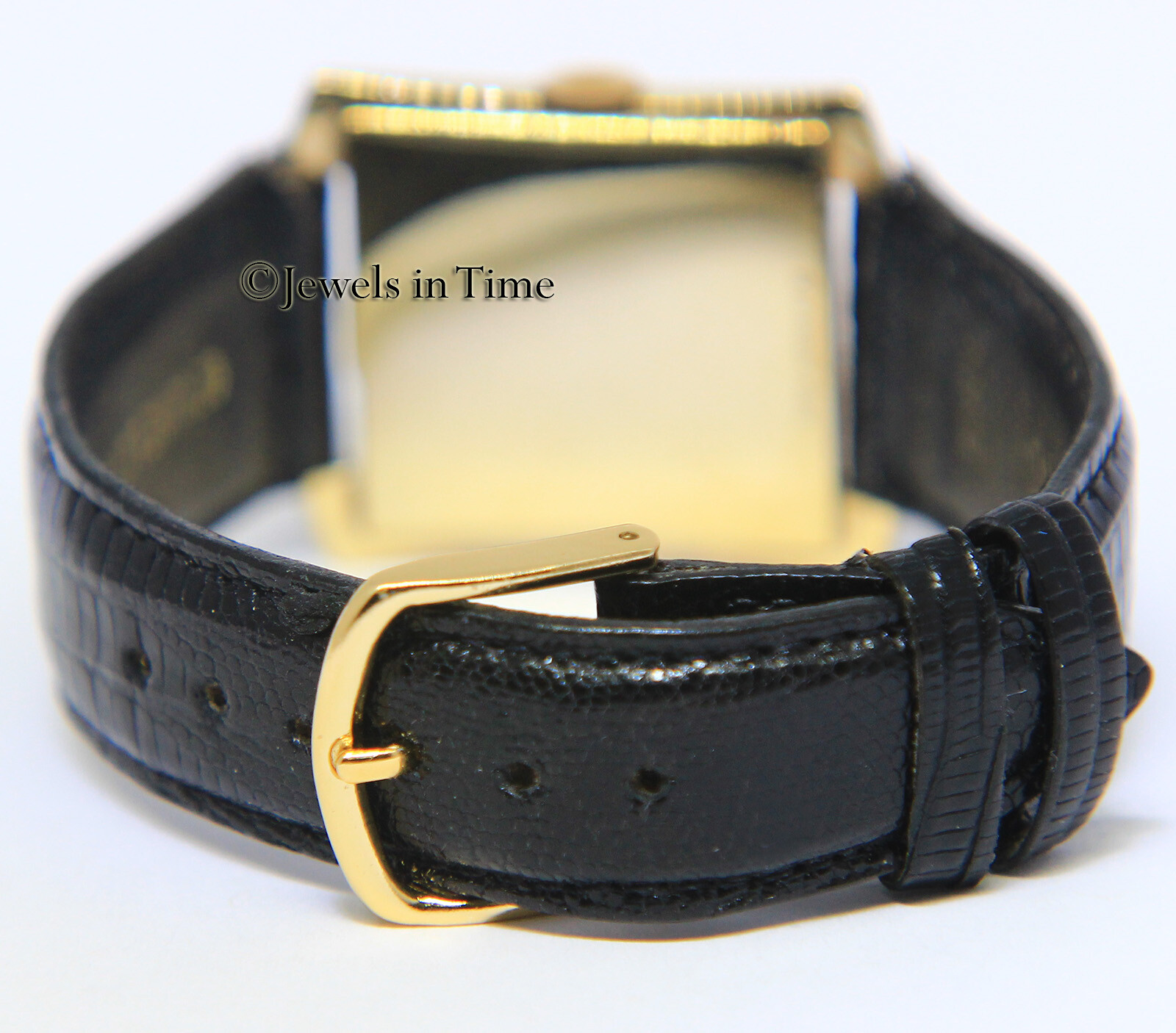 Longines Vintage 14k Yellow Gold Fancy Dress Mens Manual Wind Watch