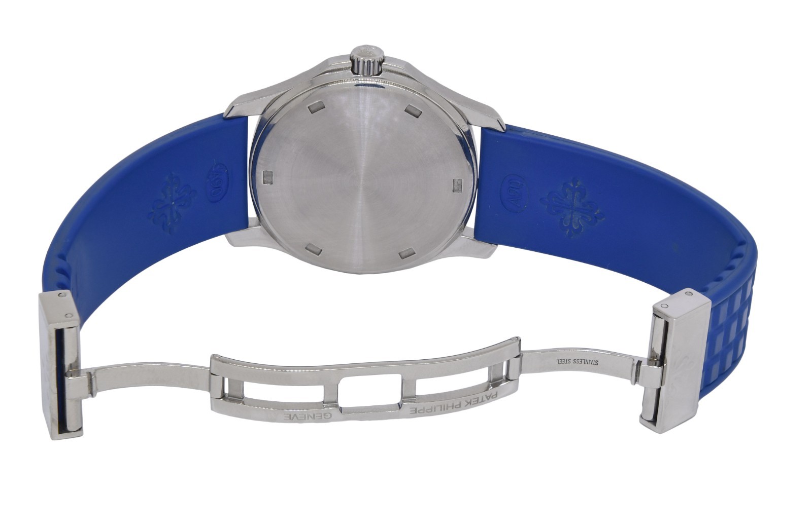 Patek Philippe Aquanaut 5067 Luce Steel & Diamond Blue Ladies Watch 5067A