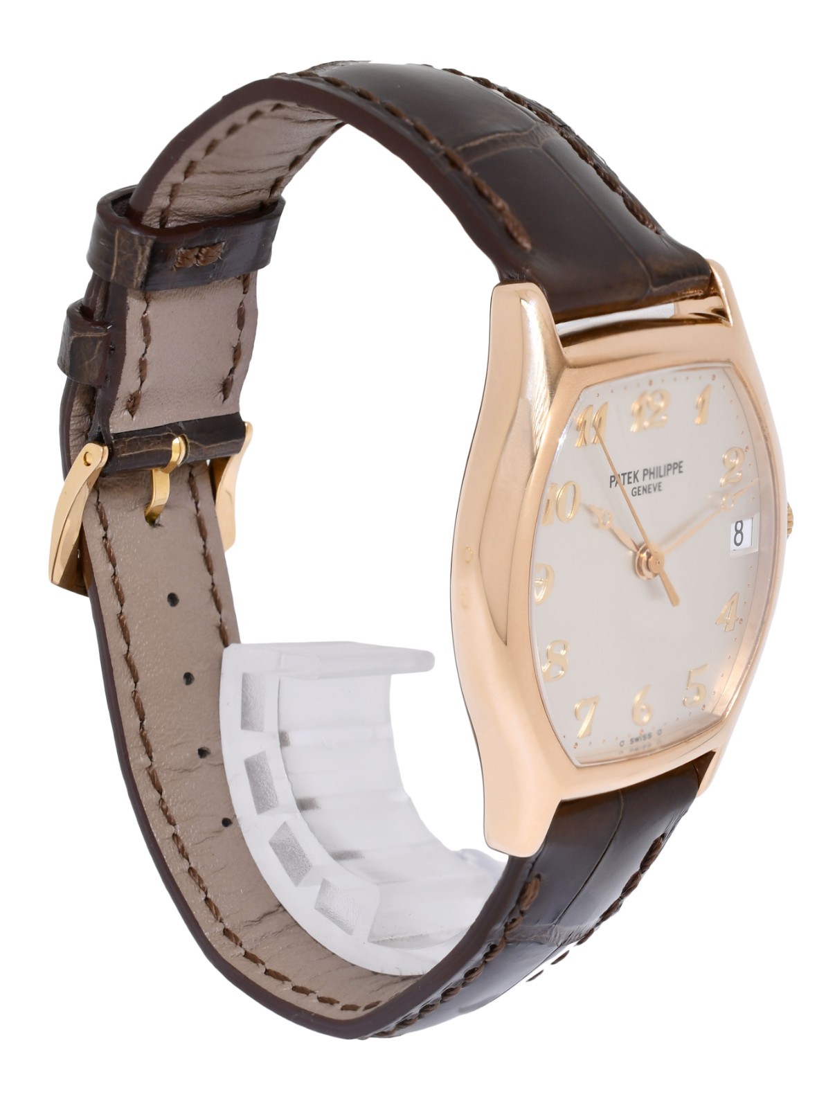 Patek Philippe 5030 Gondolo 18k Rose Gold Tonneau Mens Automatic Watch 5030R
