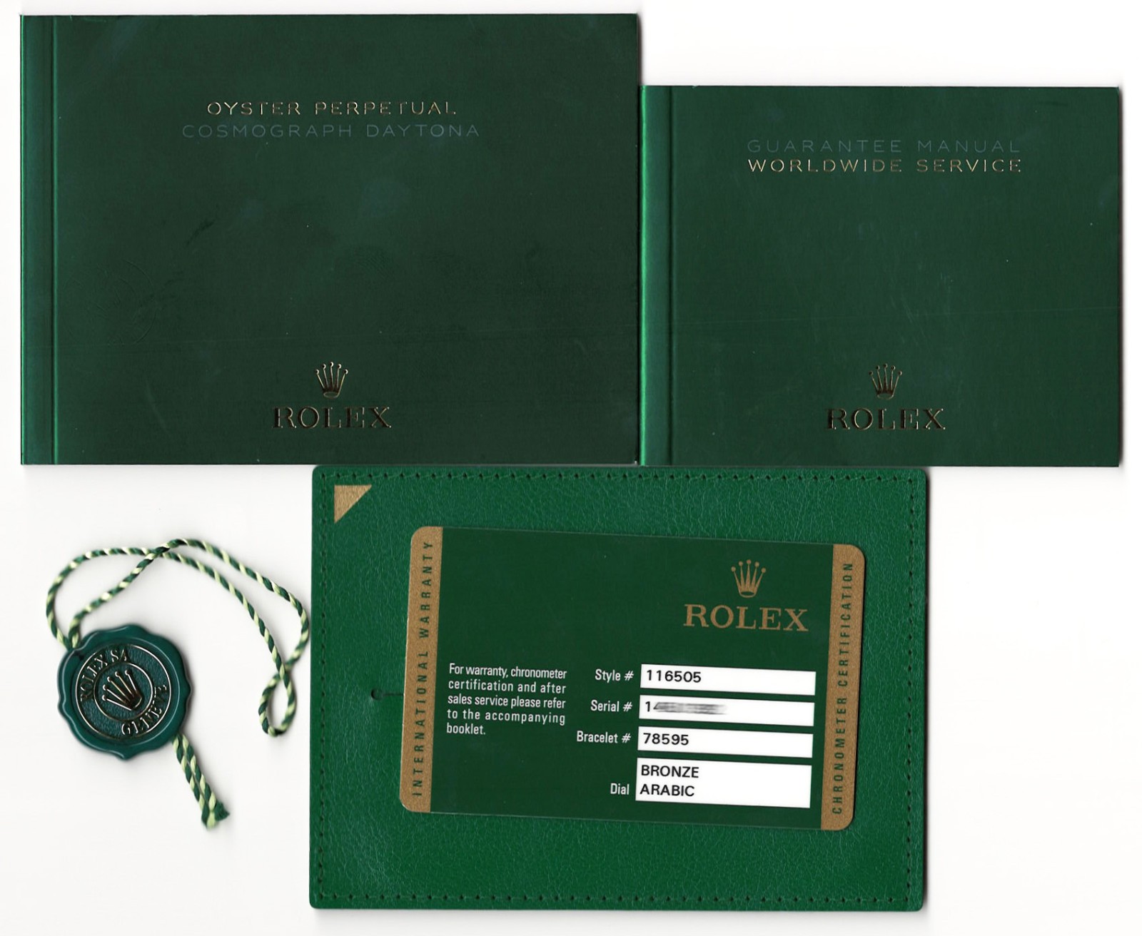 Rolex Daytona Chronograph 18k Rose Gold Chocolate Dial 40mm Watch B/P '13 116505