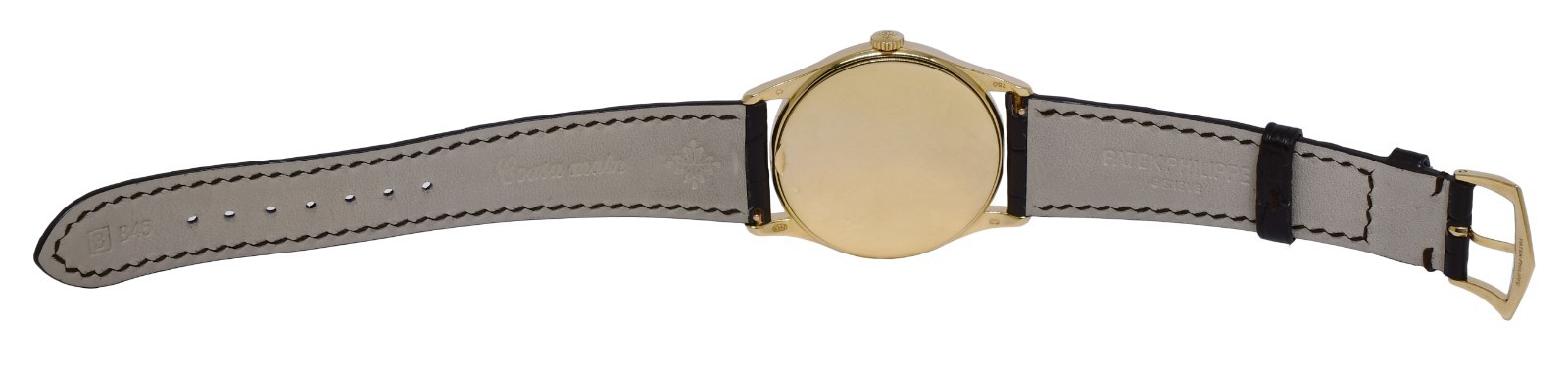 Patek Philippe 5196 Calatrava 18k Yellow Gold Mens 37mm Manual Watch 5196J