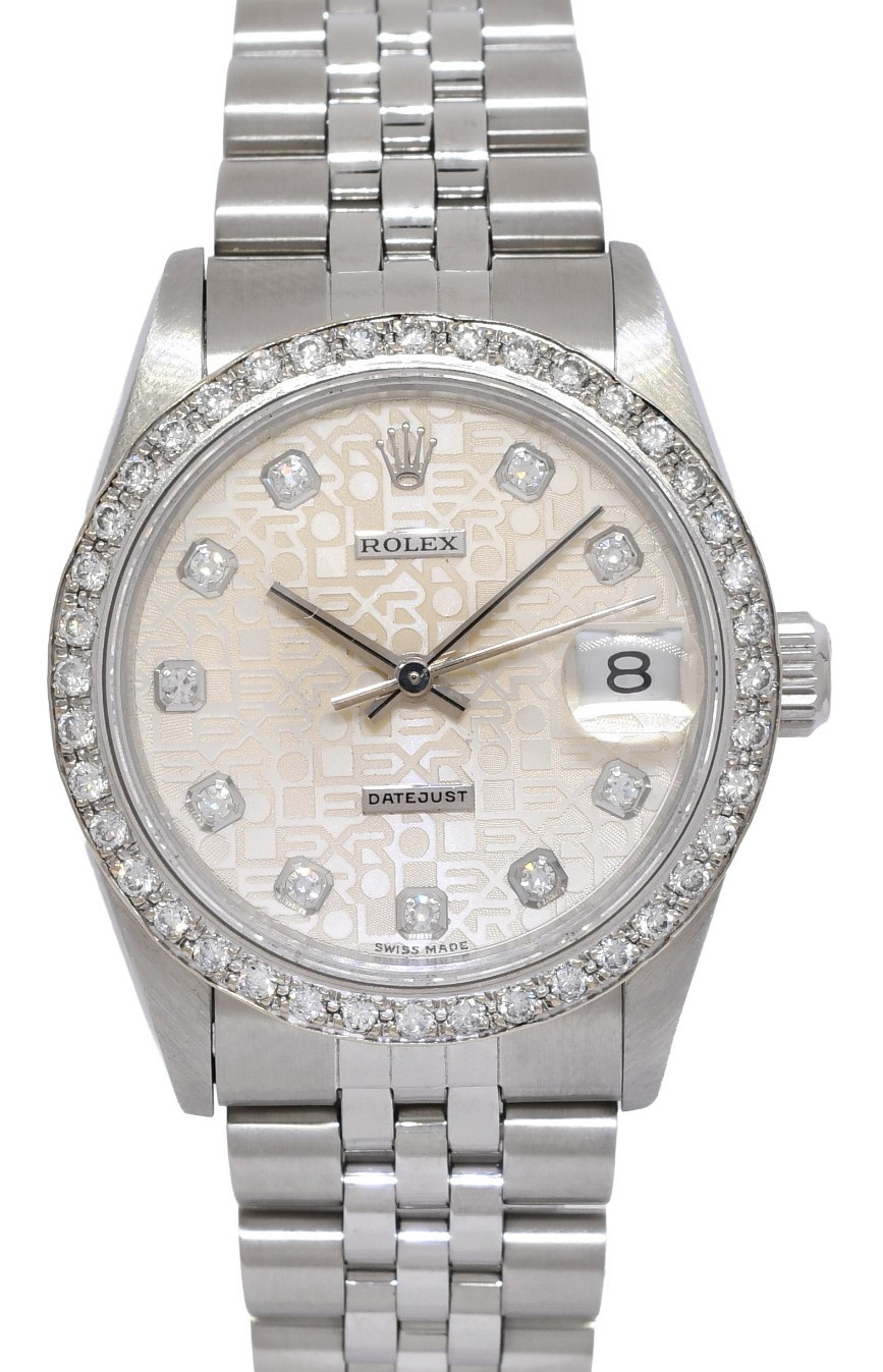 Rolex Datejust Steel Jubilee Diamond Dial/Bezel Ladies 31mm Watch T 68274 Rolex Datejust Steel Jubilee Diamond Dial/Bezel Ladies 31mm Watch T 68274