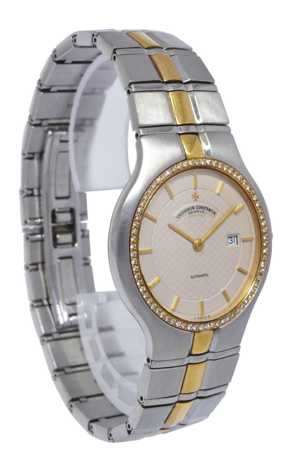 Vacheron Constantin Phidias Steel /18k YG  33mm Diamond Watch Automatic 602408