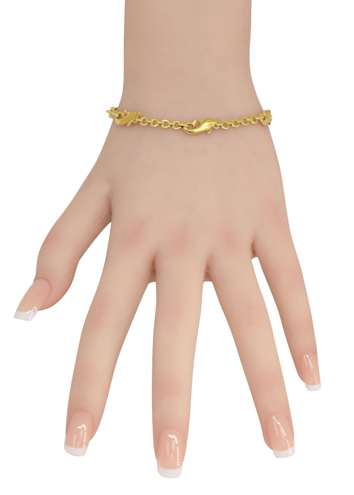 Carrera y Carrera Dolphin 18k Yellow Gold Bracelet 7.25"