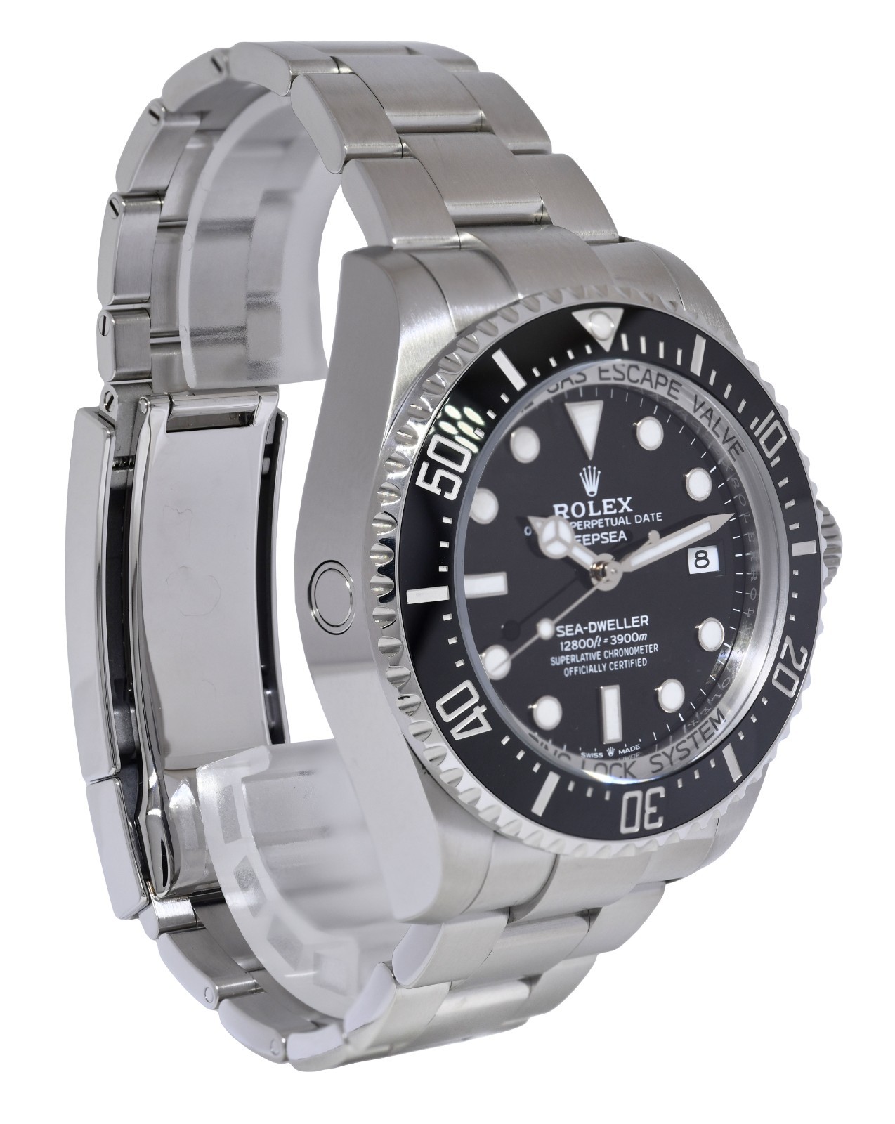 Rolex Sea-Dweller Deepsea Steel/Ceramic Black Mens 44mm Watch B/P '23 136660