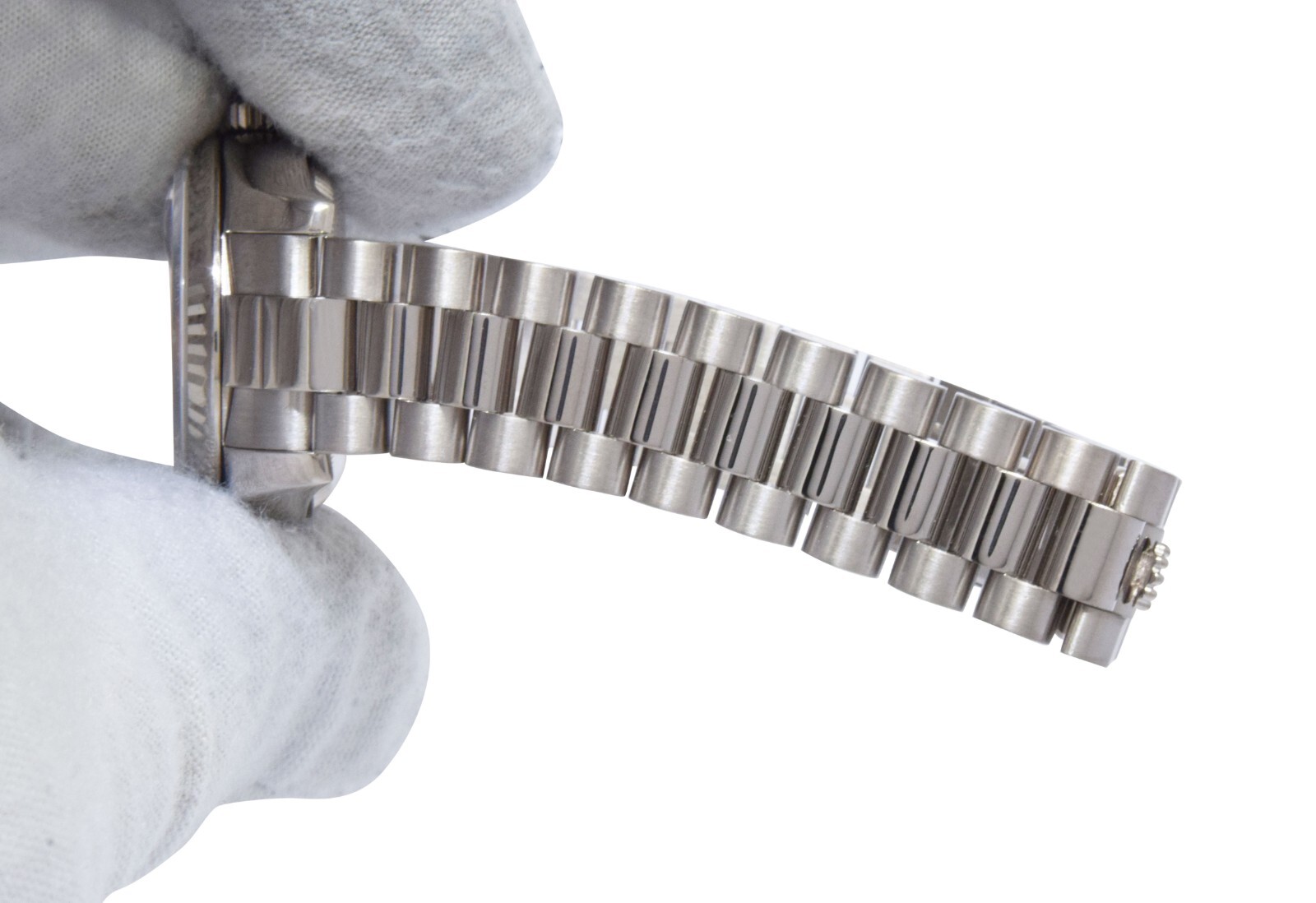 Rolex Datejust President 18k White Gold MOP Diamond 26mm Watch +Papers K 179179