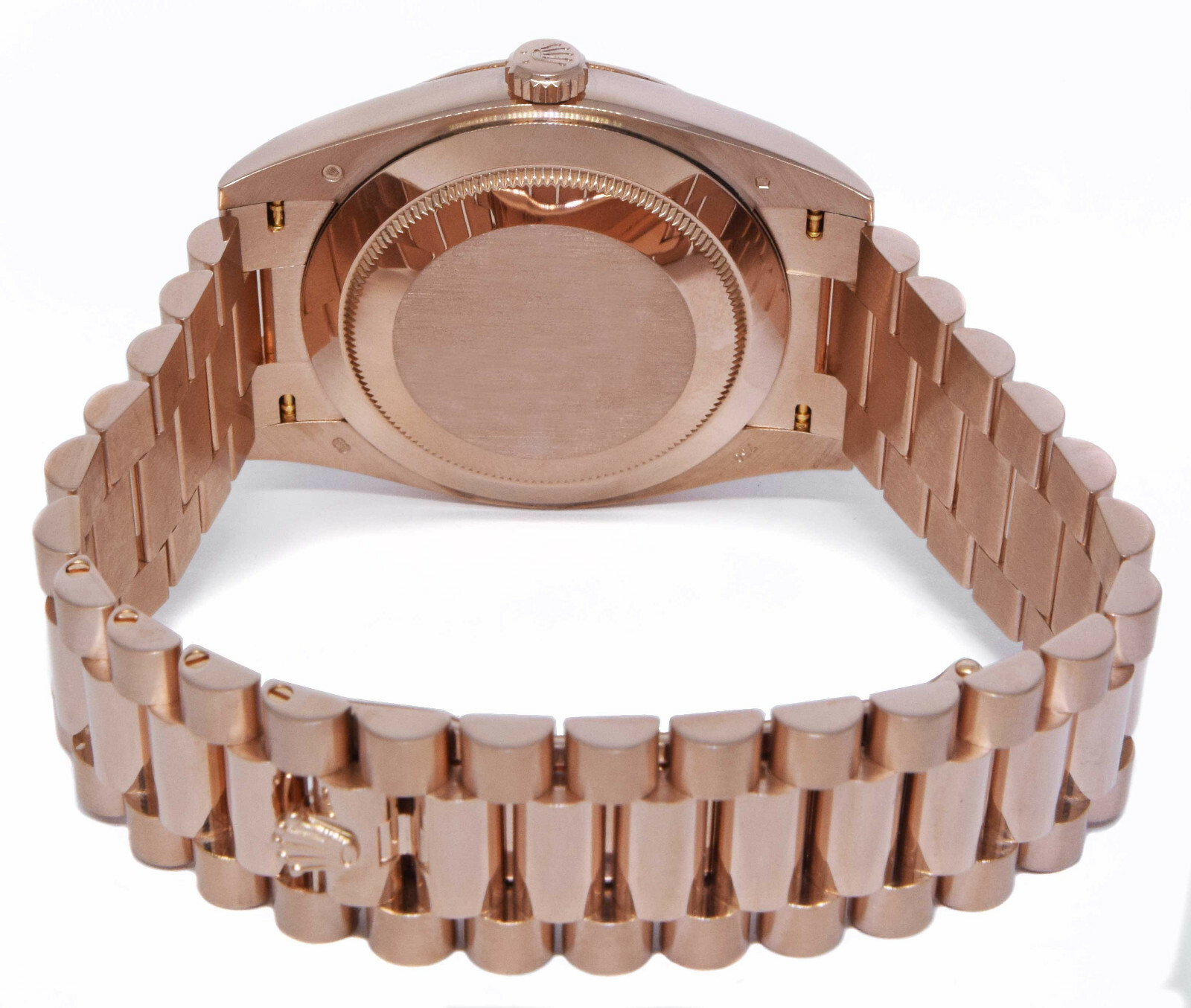 Rolex Day-Date 40 18k RG Chocale & Diamond Dial Mens Watch Box/Papers '18 228235